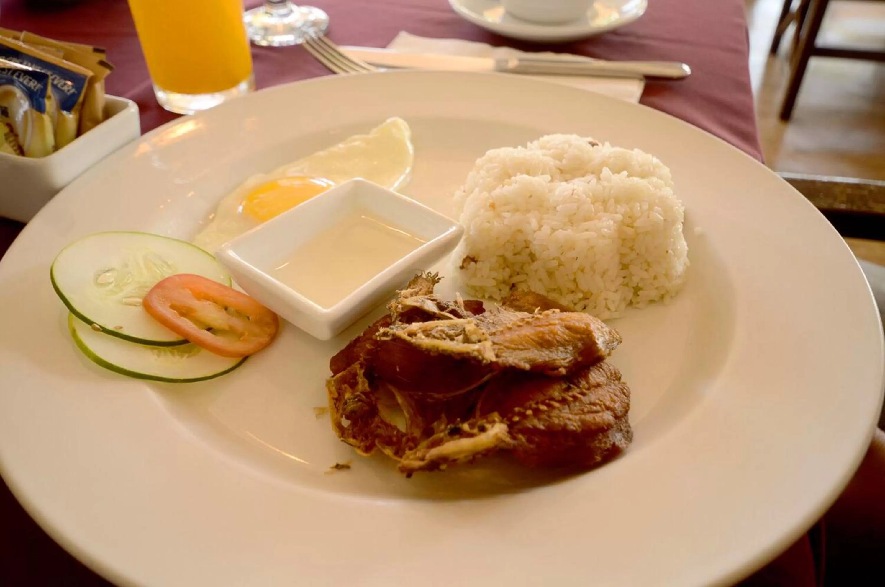 Continental breakfast in Hotel Fleuris