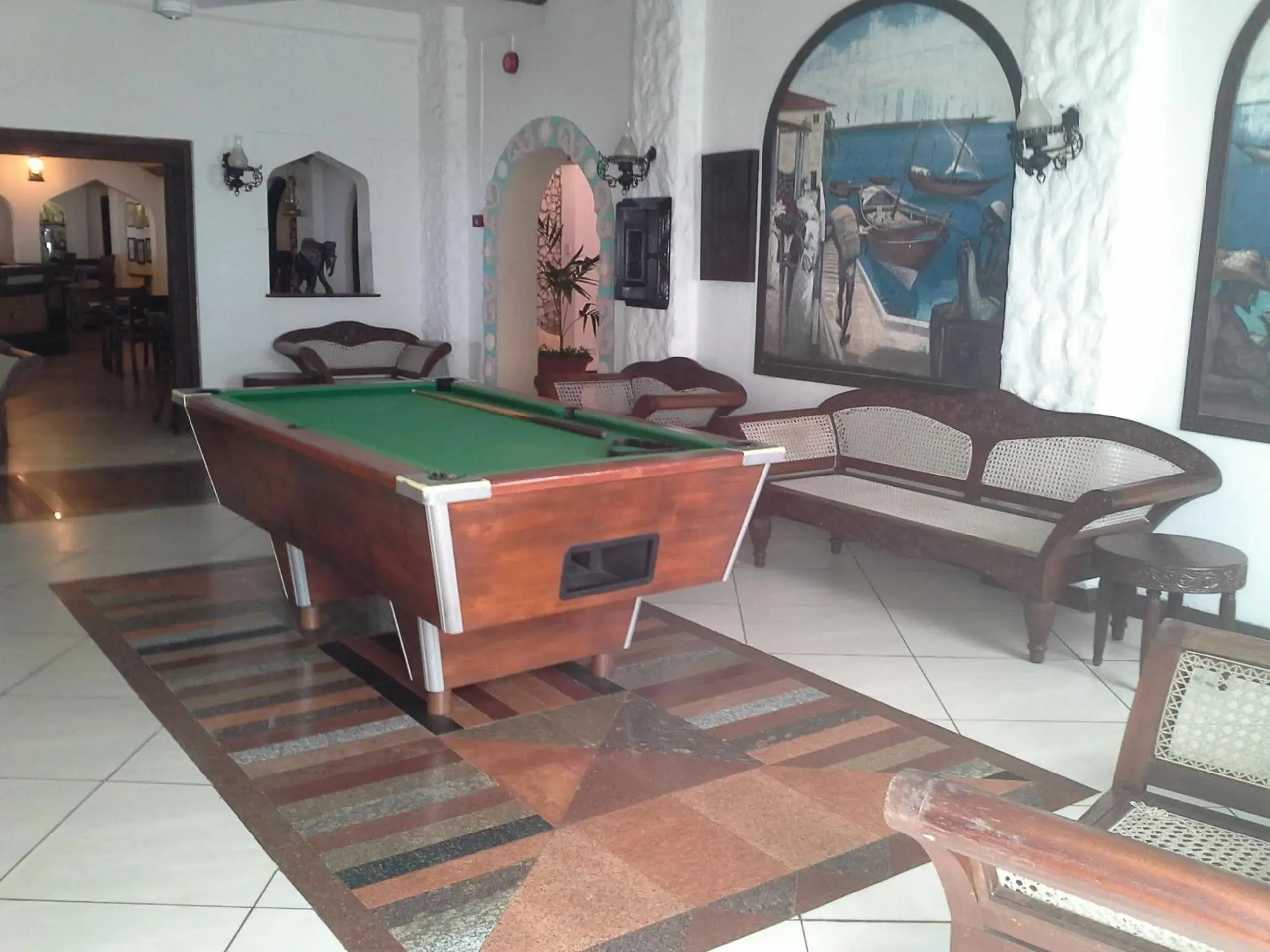 Billiard, Billiards in Bamburi Beach Hotel