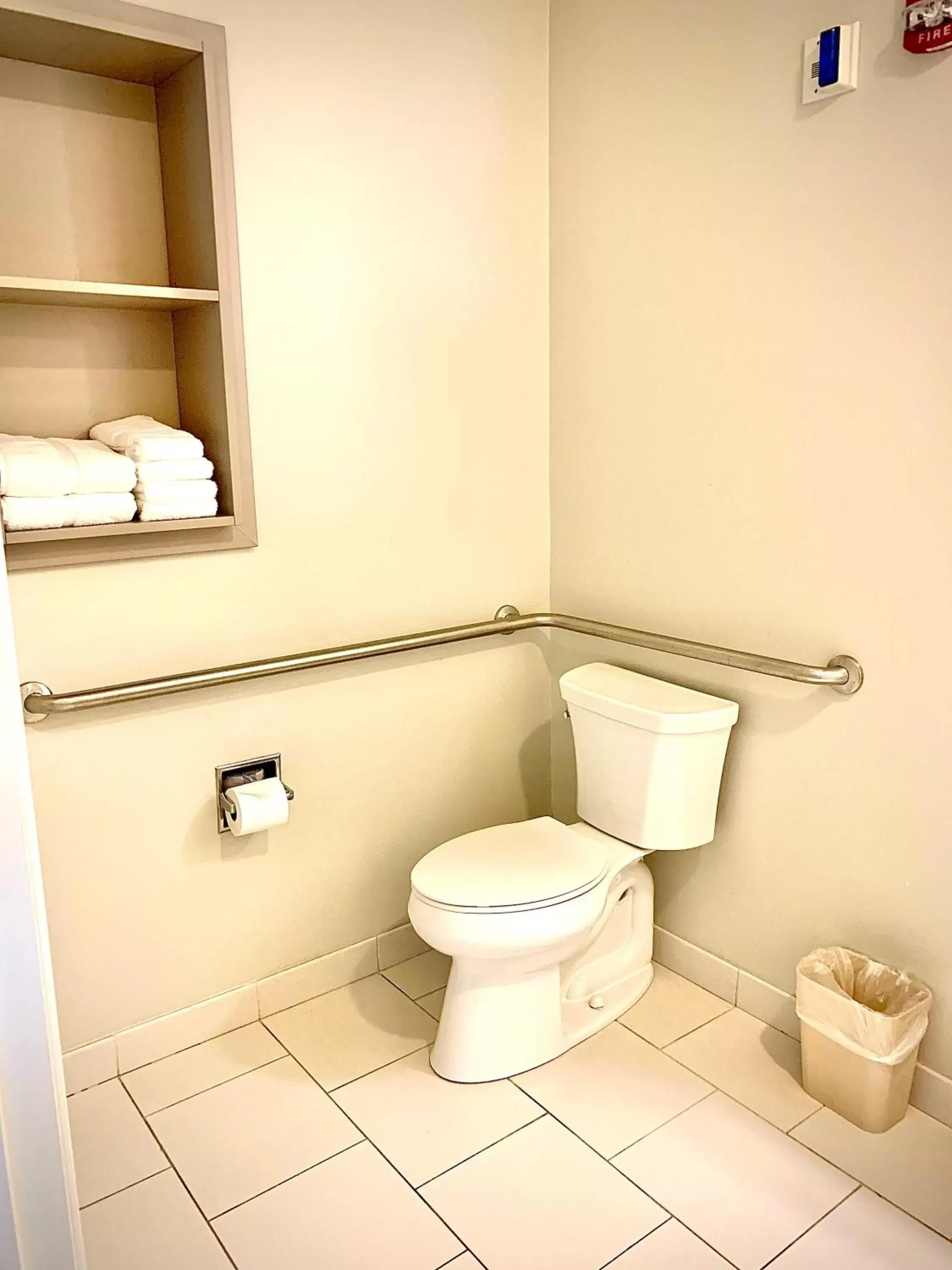 Bathroom in Microtel Inn & Suites by Wyndham Georgetown Delaware Beaches