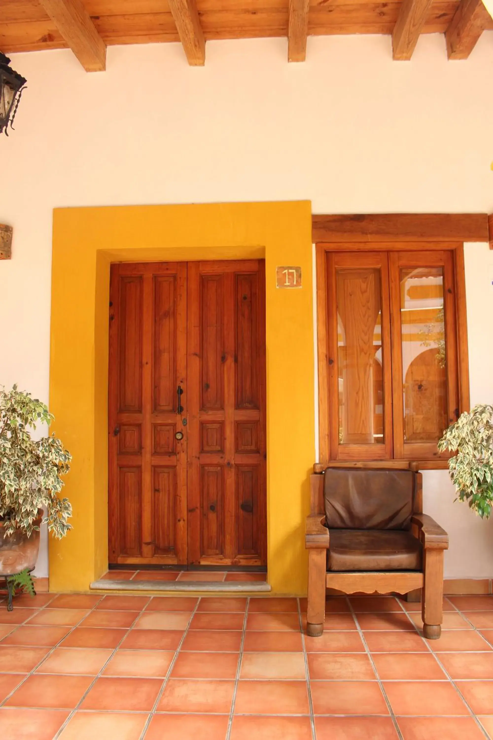 Patio in Hotel Casa Margarita