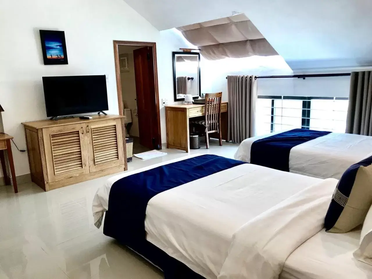 Bed in Santa Sea Villa