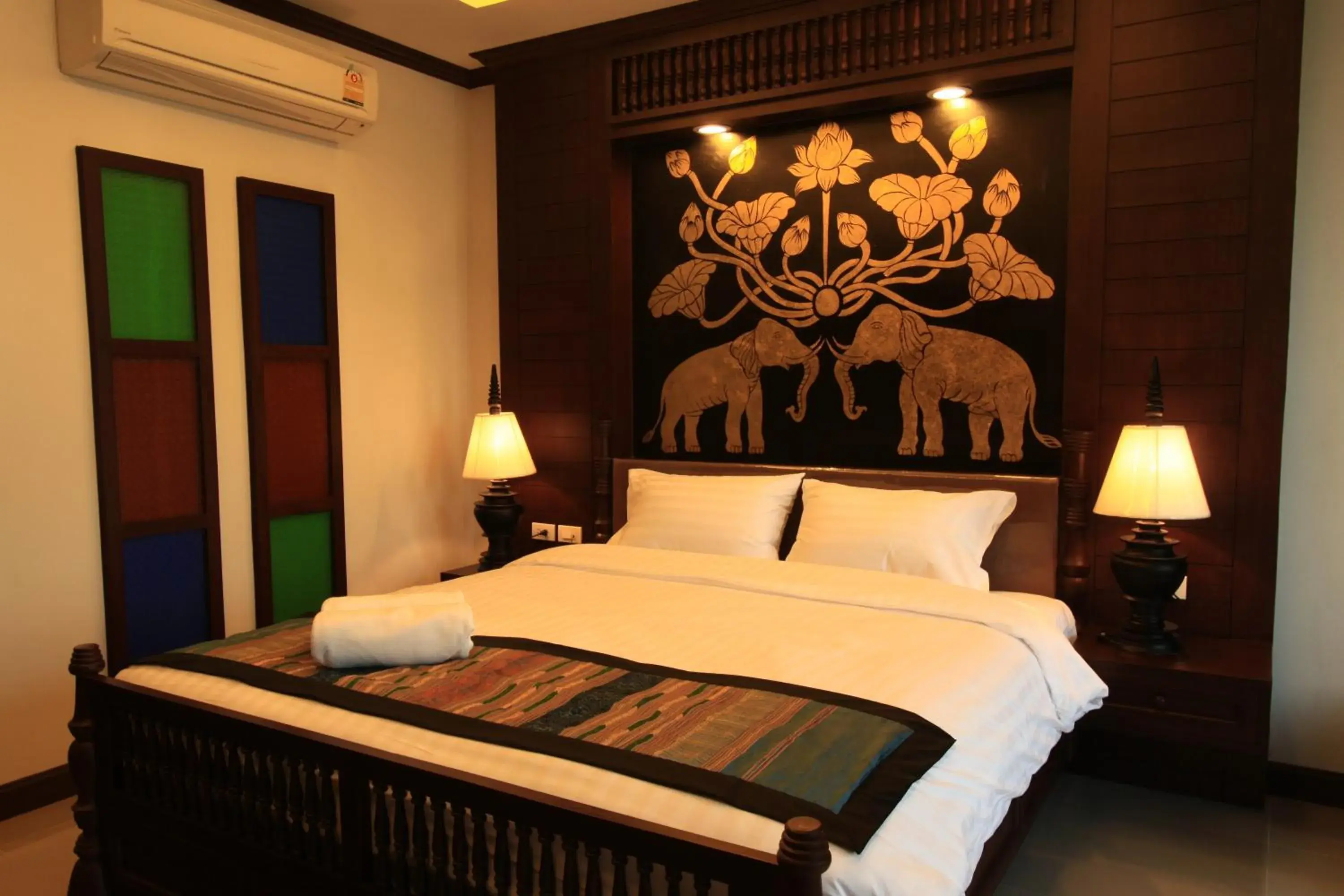 Bedroom, Bed in Baan Ratchiangsaen