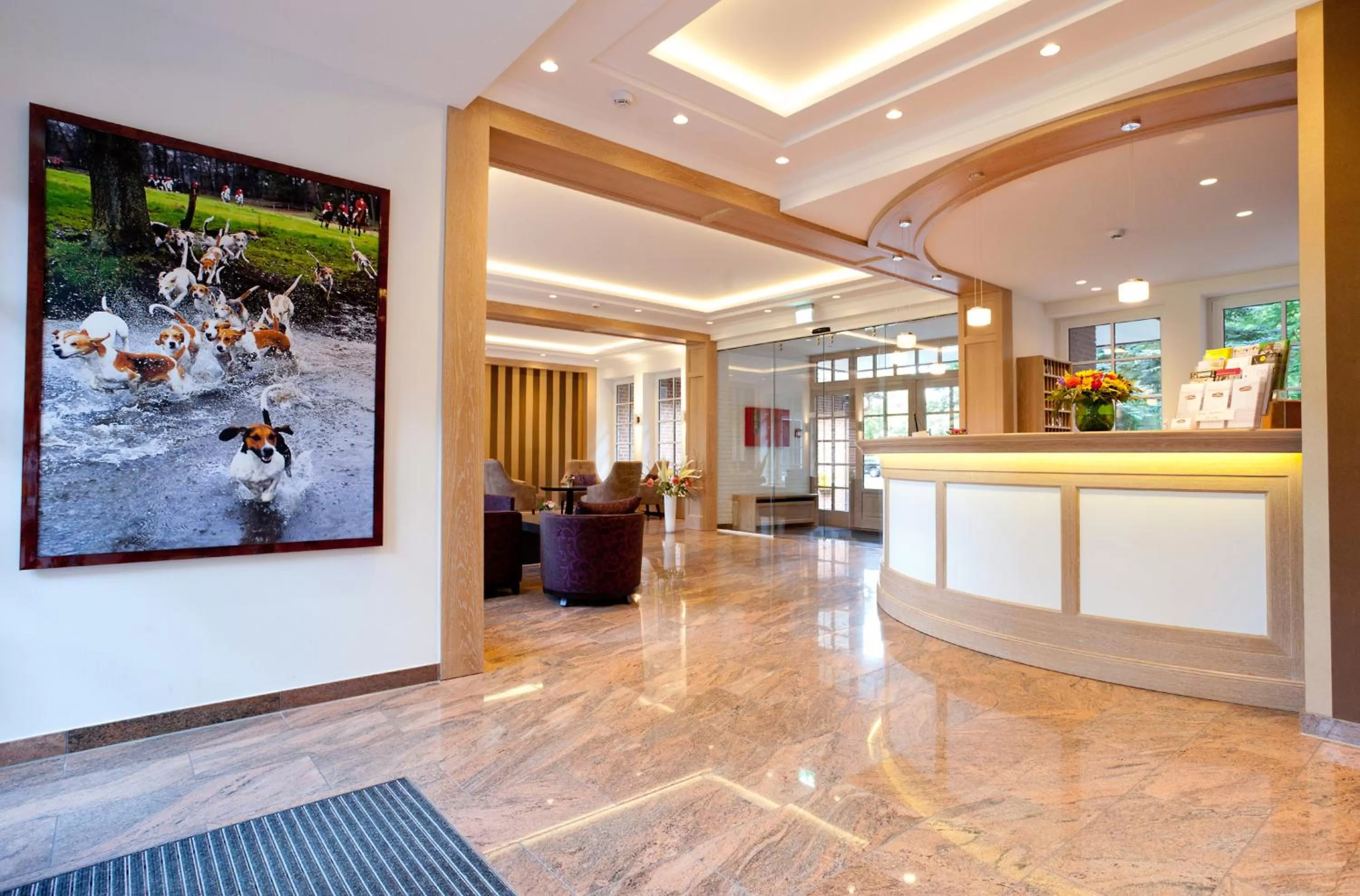Lobby or reception in Hotel Hof Sudermühlen