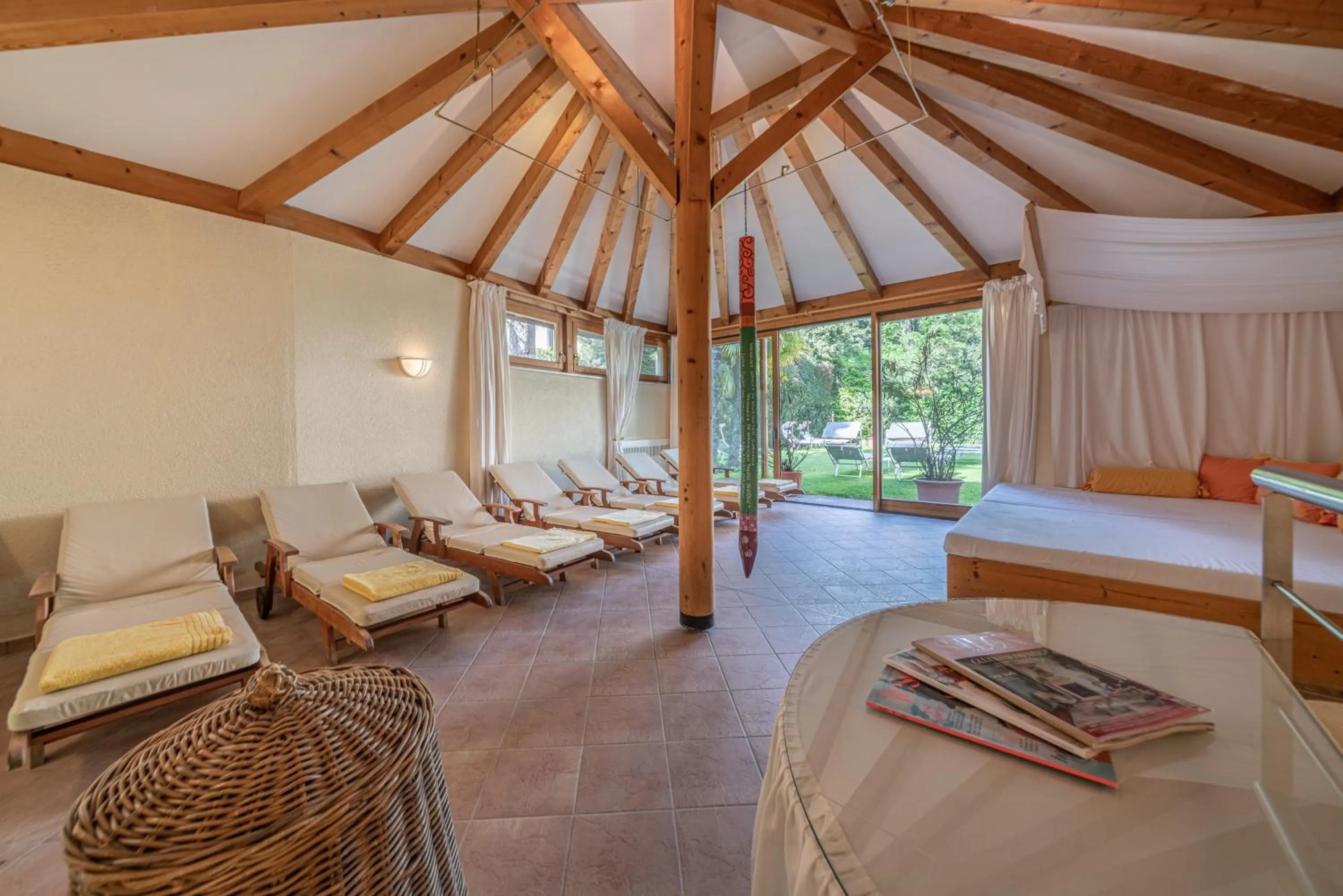 Sauna, Bed in Hotel Adria