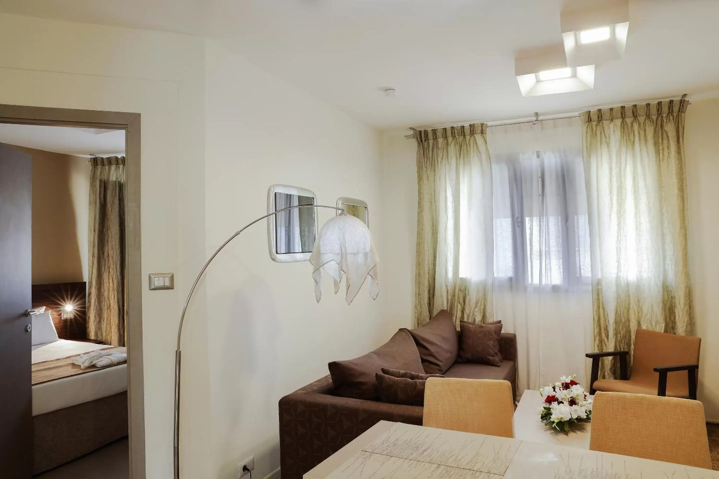 Living room, Bed in Hotel La Villette Living room, Bed in Hotel La Villette