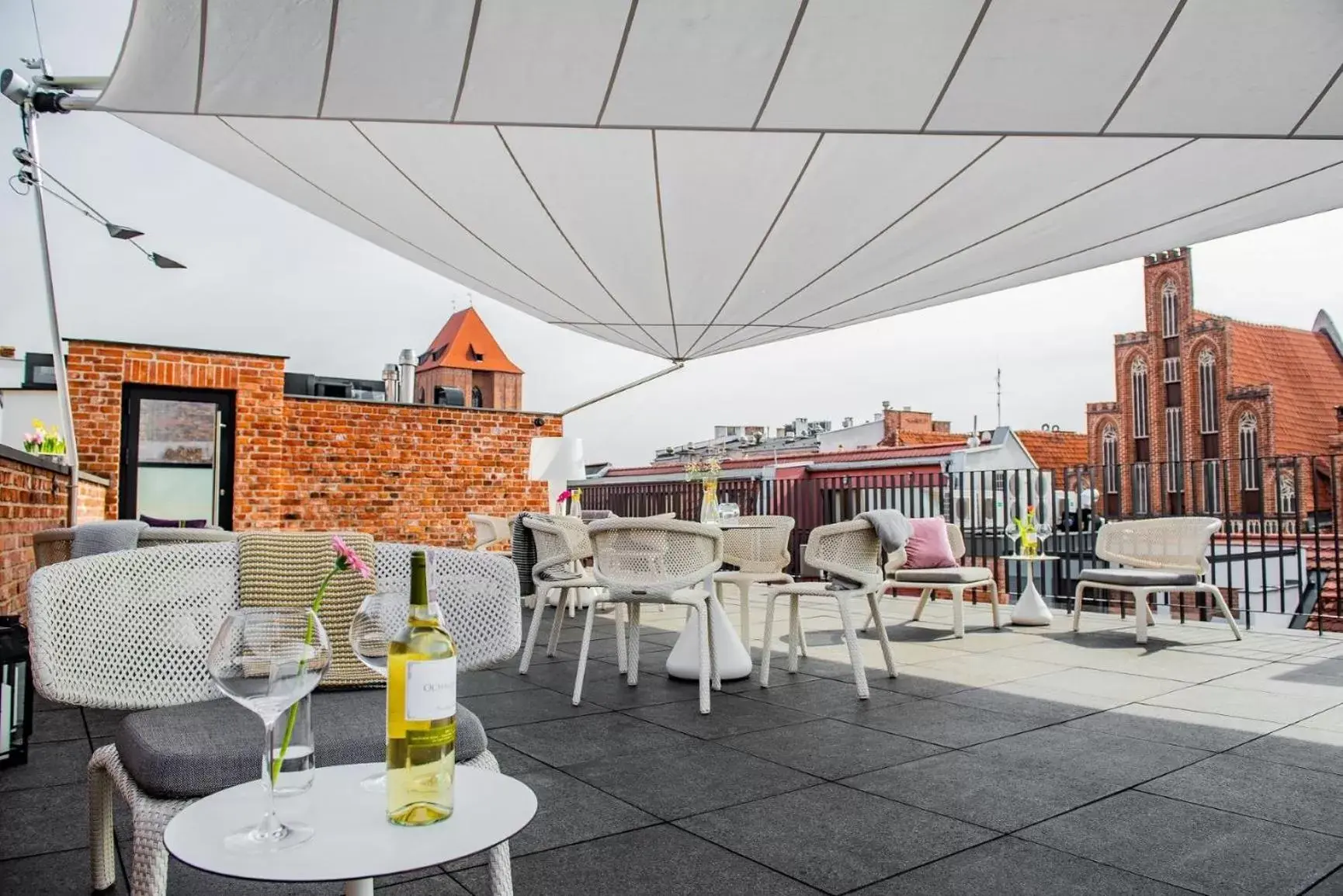 Balcony/Terrace, Restaurant/Places to Eat in Hotel Nicolaus