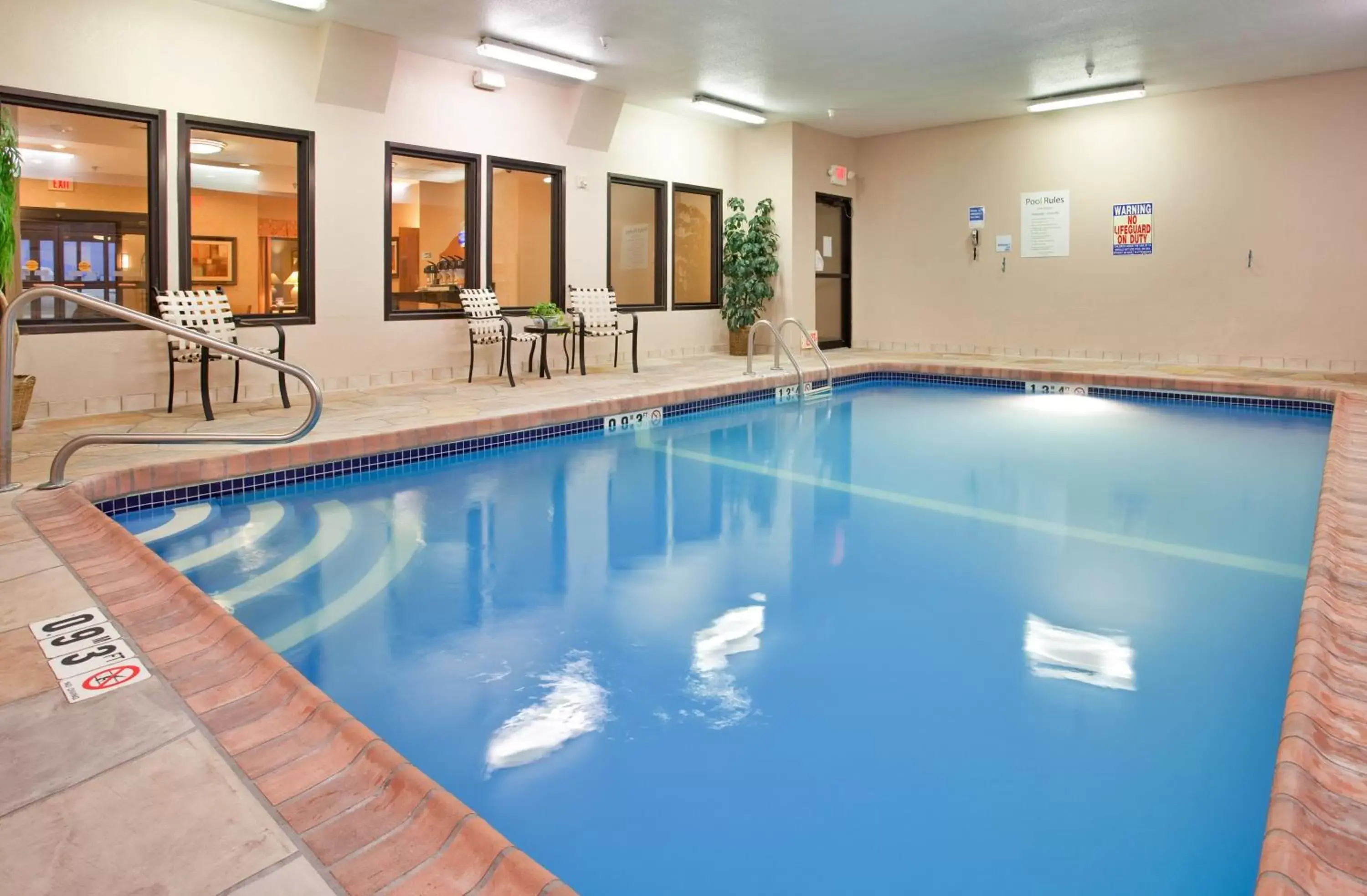 Swimming Pool in Holiday Inn Express Kansas City Liberty Missouri, an IHG Hotel