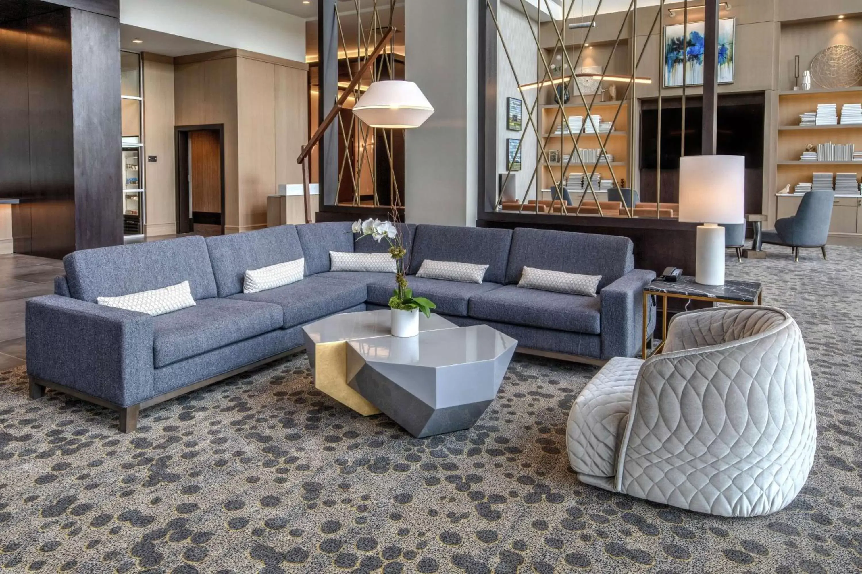 Lobby or reception in Hilton Franklin Cool Springs Lobby or reception in Hilton Franklin Cool Springs
