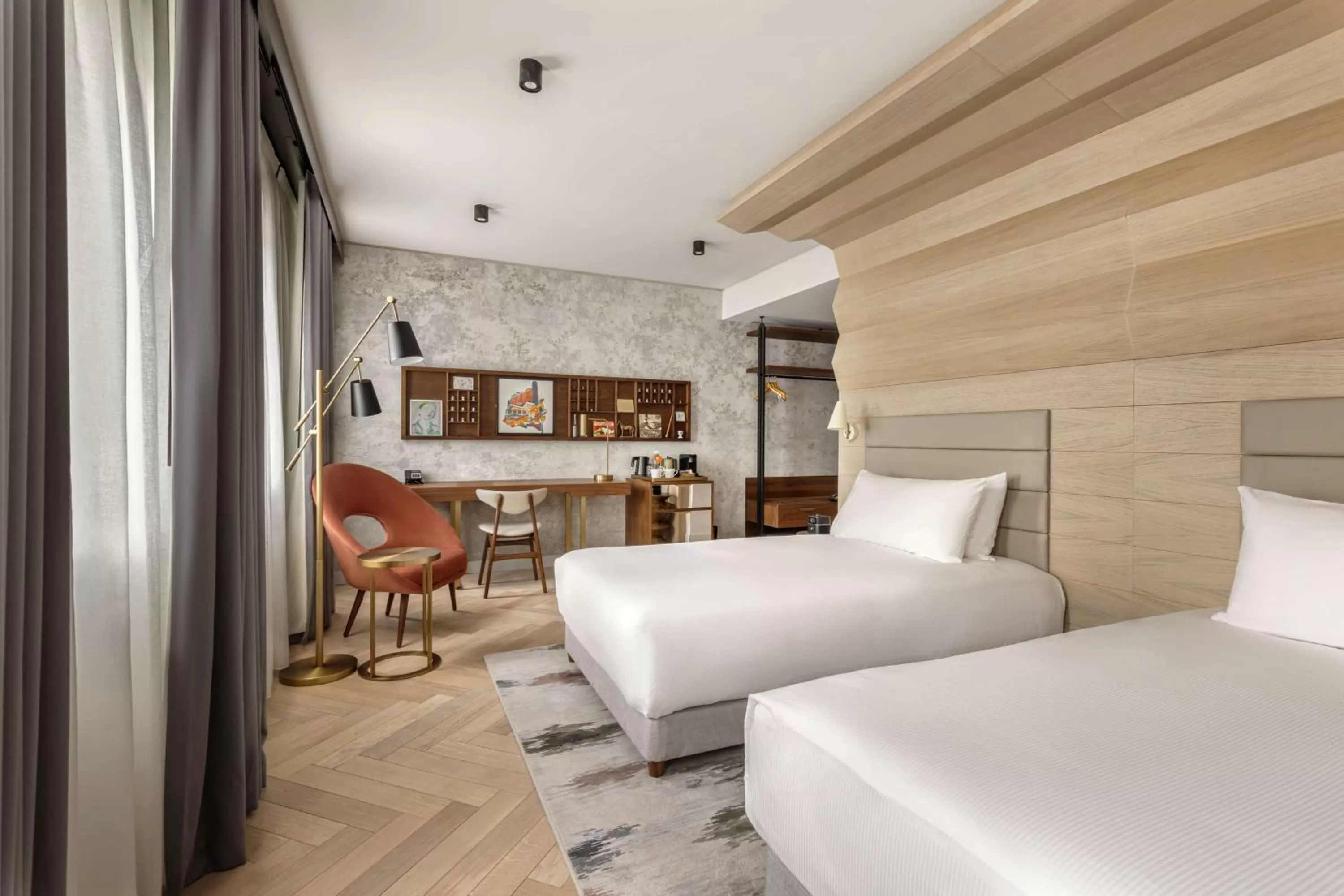 Bedroom, Bed in Canopy by Hilton London City