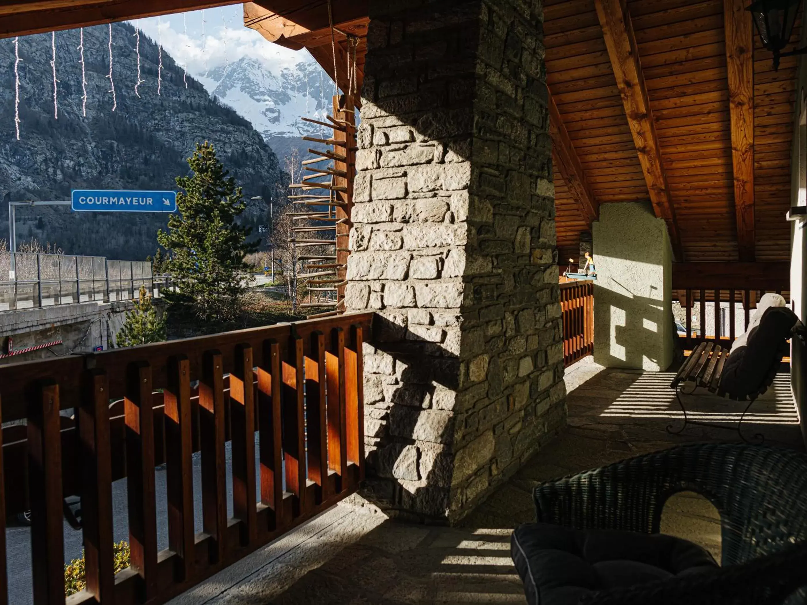 Balcony/Terrace in Hotel Walser Courmayeur