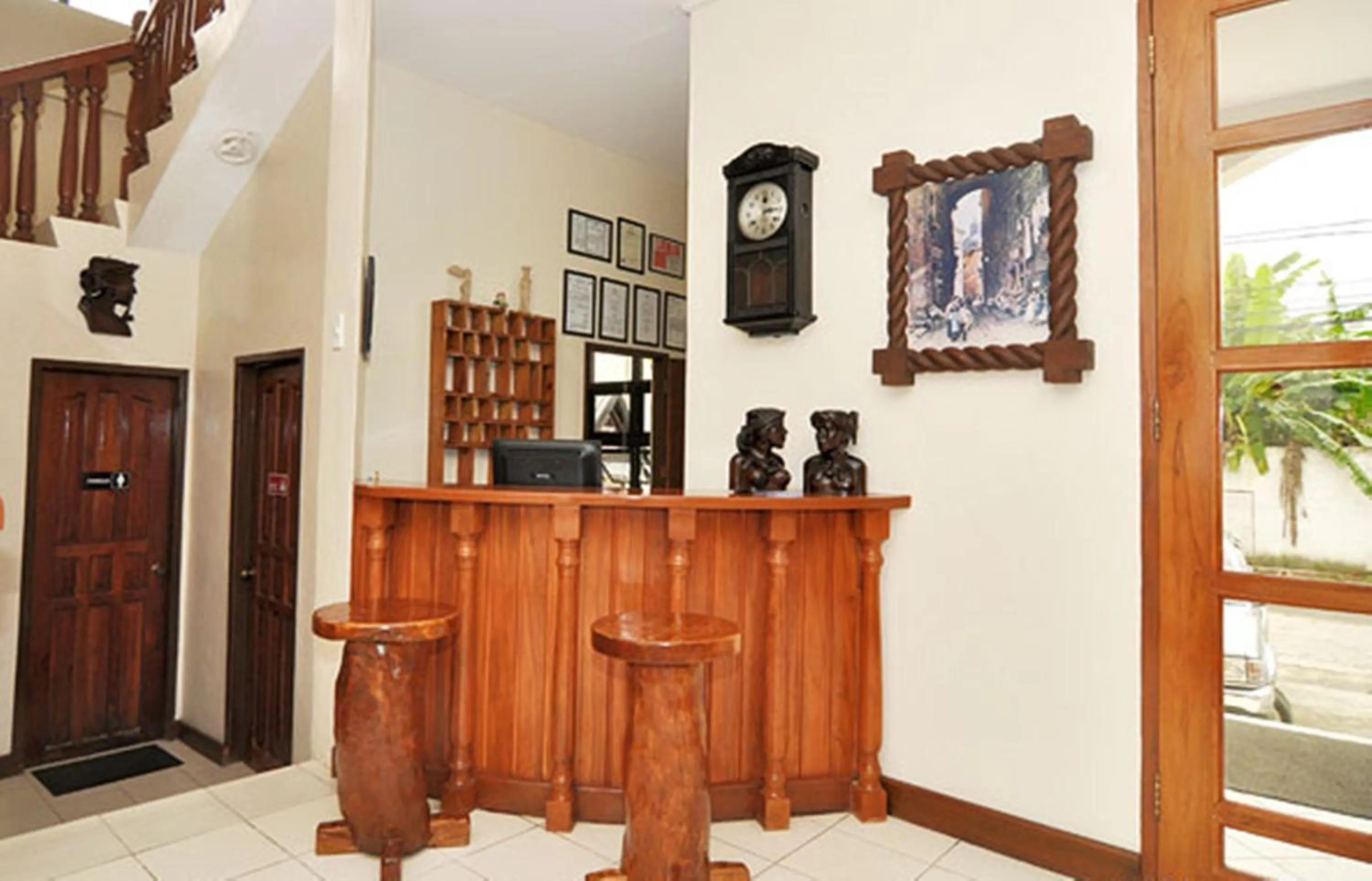 Lobby or reception in El Haciendero Private Hotel