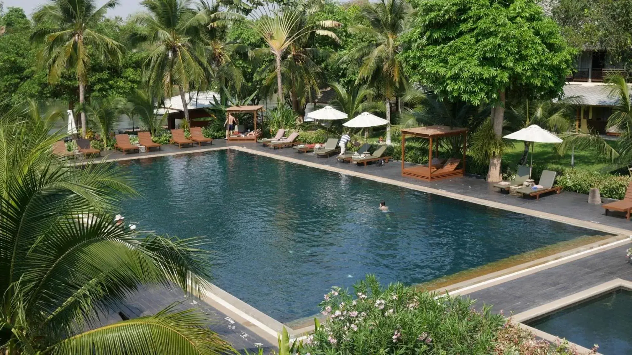 Pool view, Swimming Pool in Royal River Kwai Resort and Spa -SHA Extra Plus