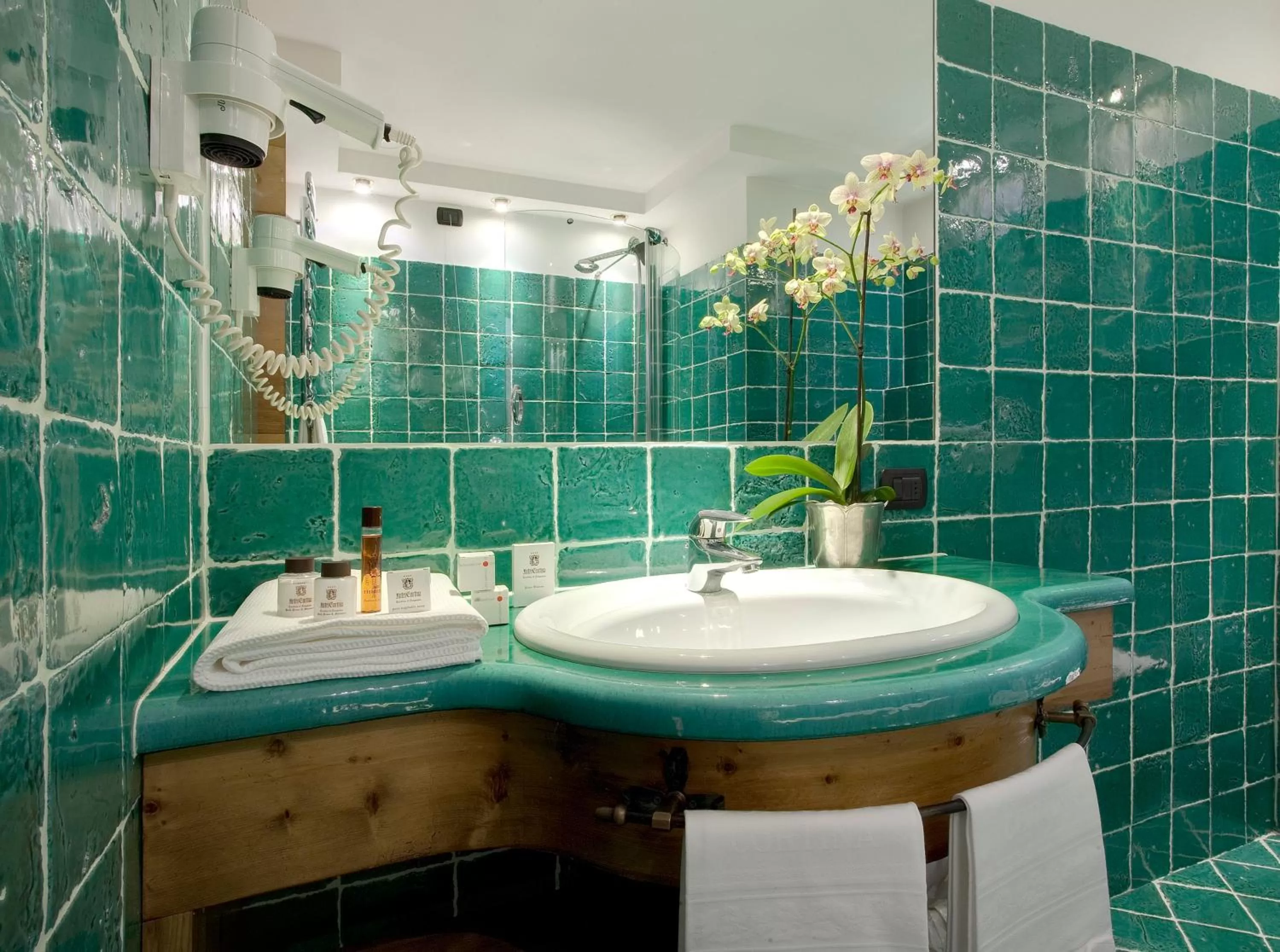 Bathroom in Hotel Cortina