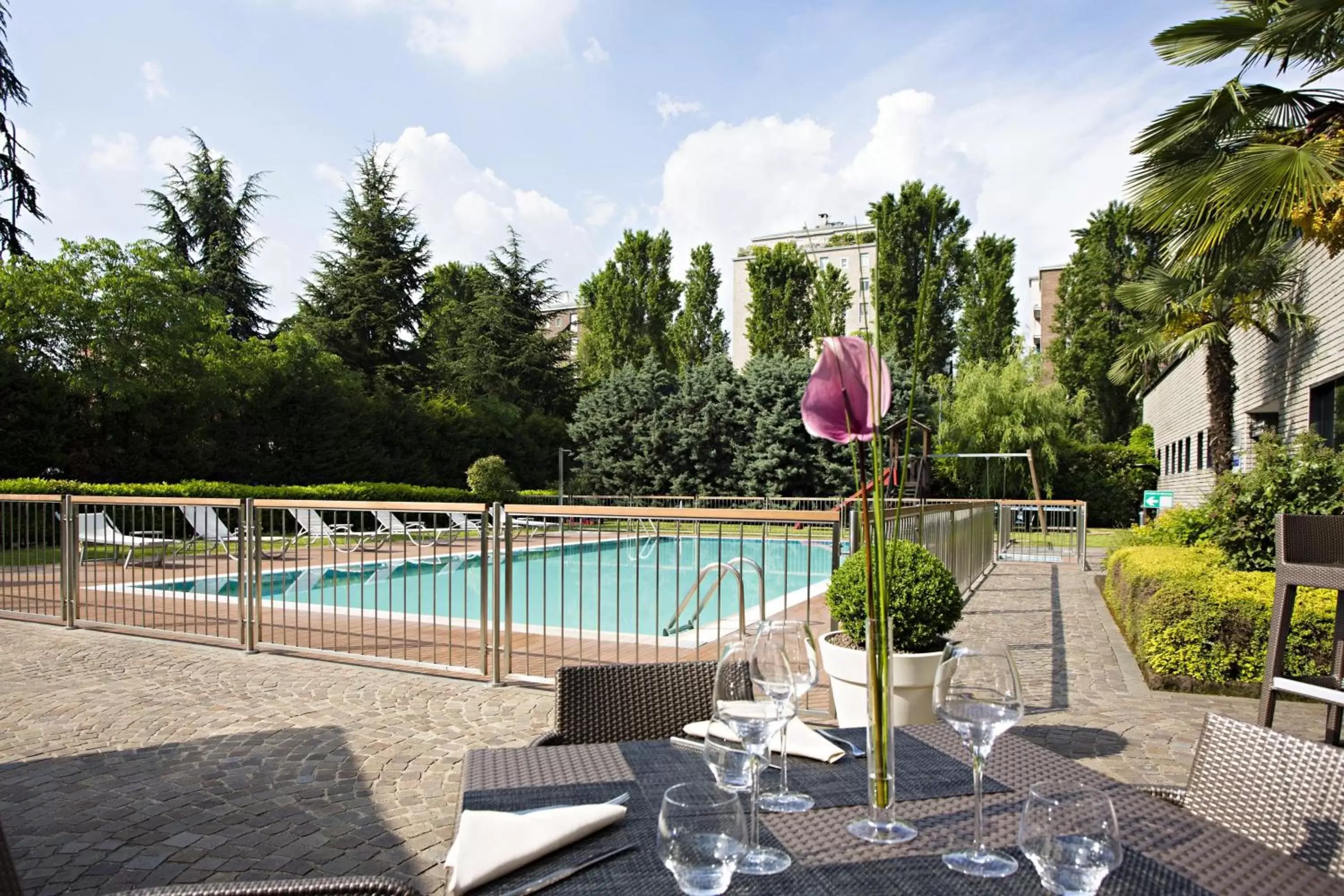 Summer, Swimming Pool in Novotel Milano Nord Ca' Granda