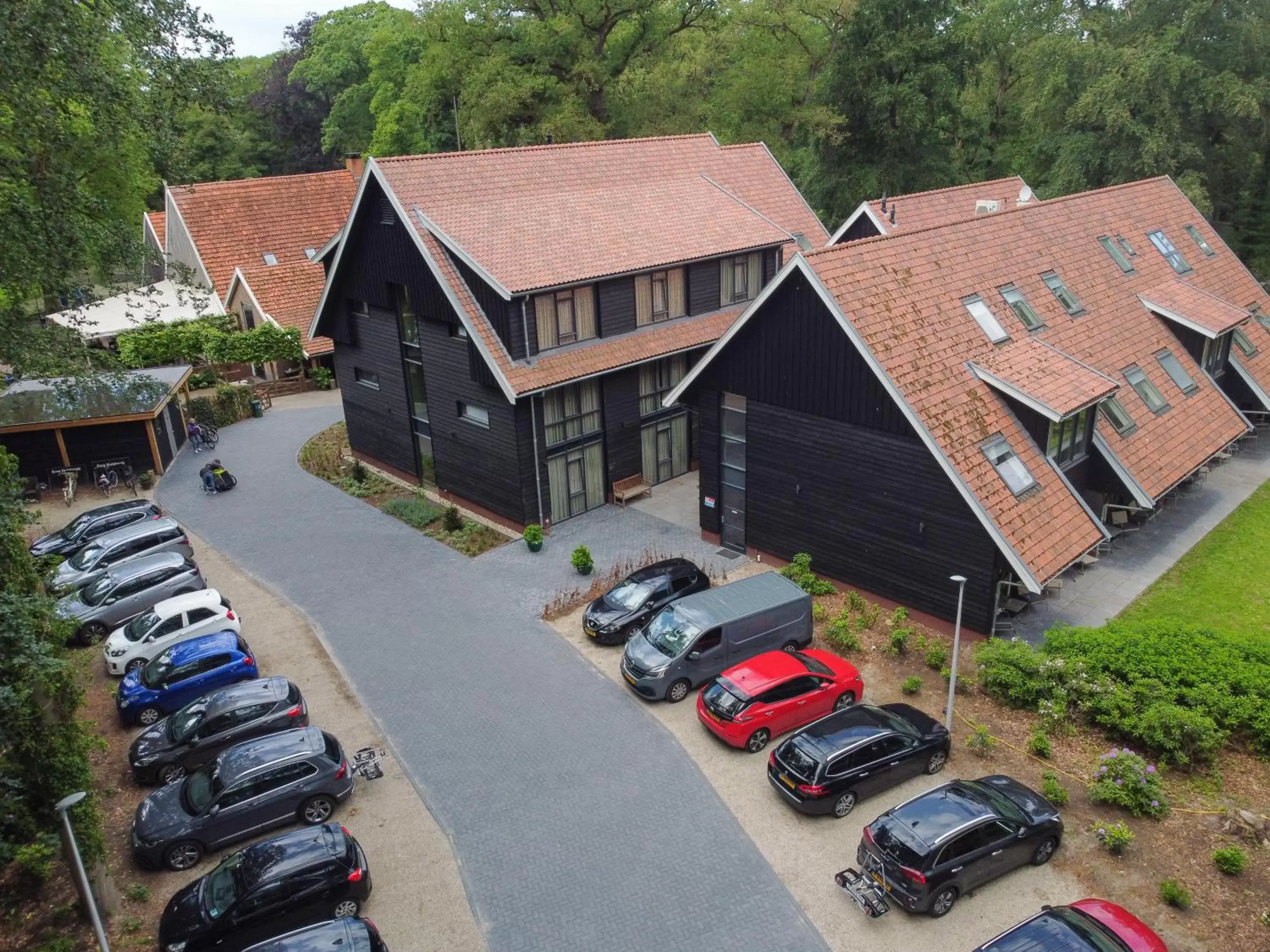 Property building, Bird's-eye View in Hotel Erve Hulsbeek