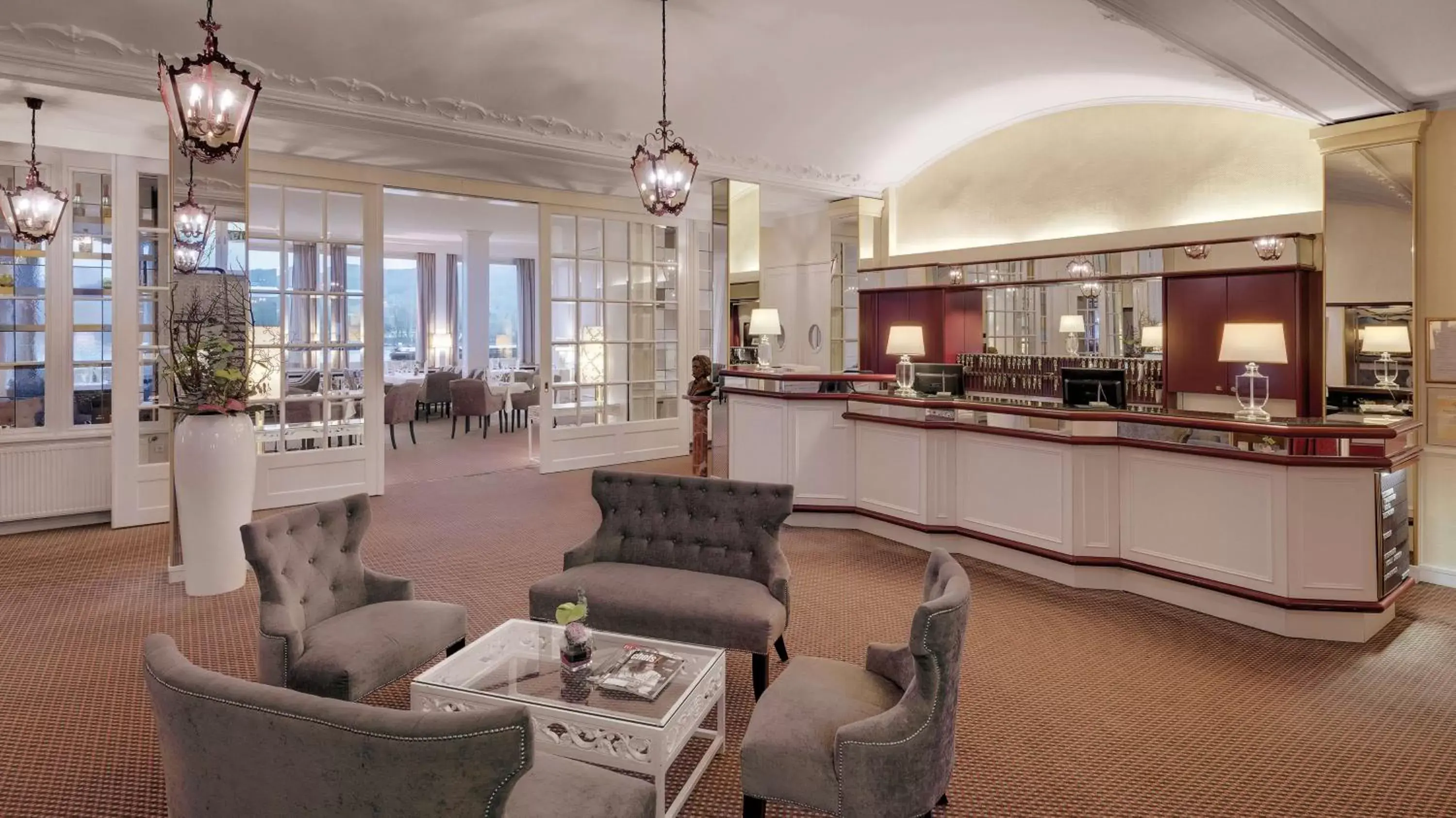 Lobby or reception in Rheinhotel Dreesen