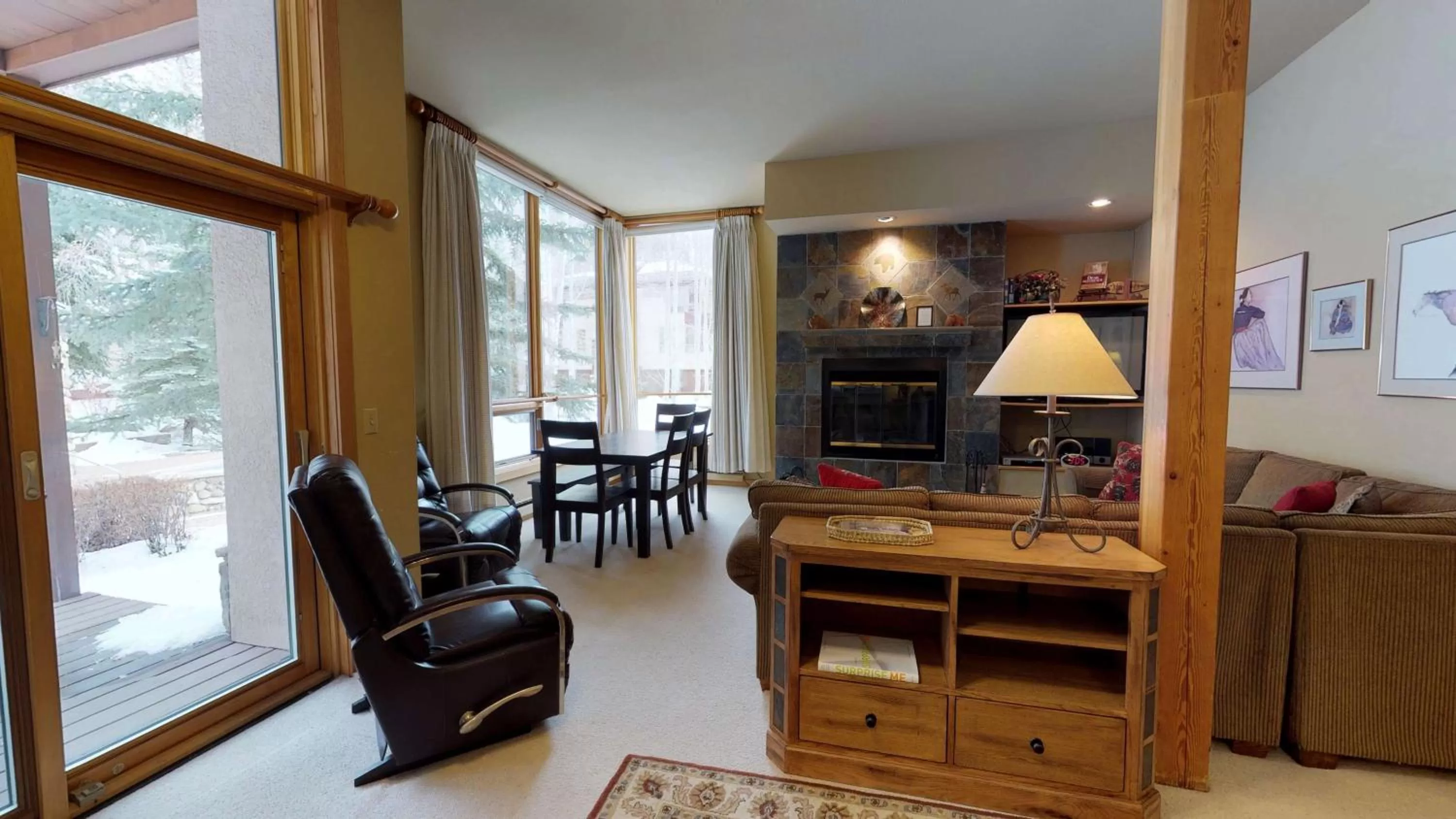 Living room in Vail Residences at Cascade Village, a Destination by Hyatt Residence