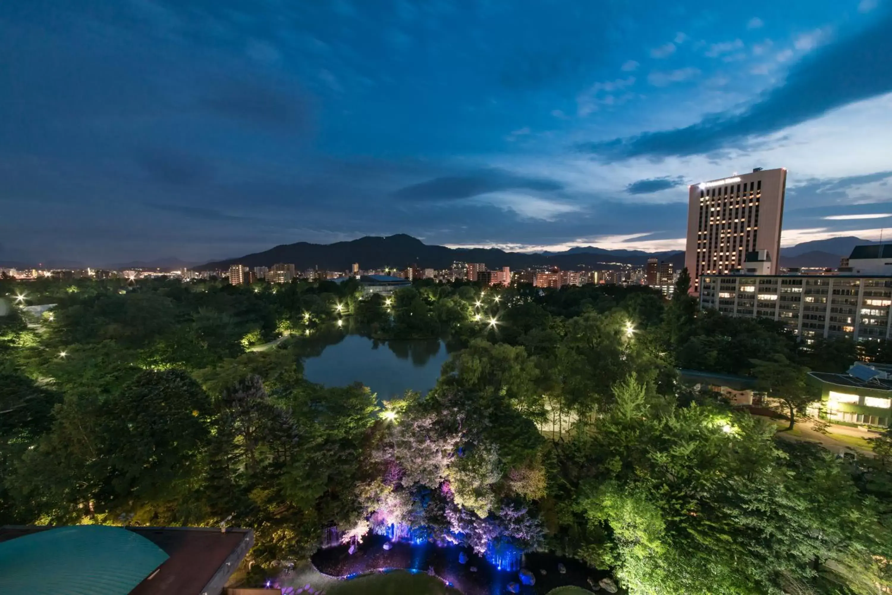 Natural landscape in Sapporo Park Hotel