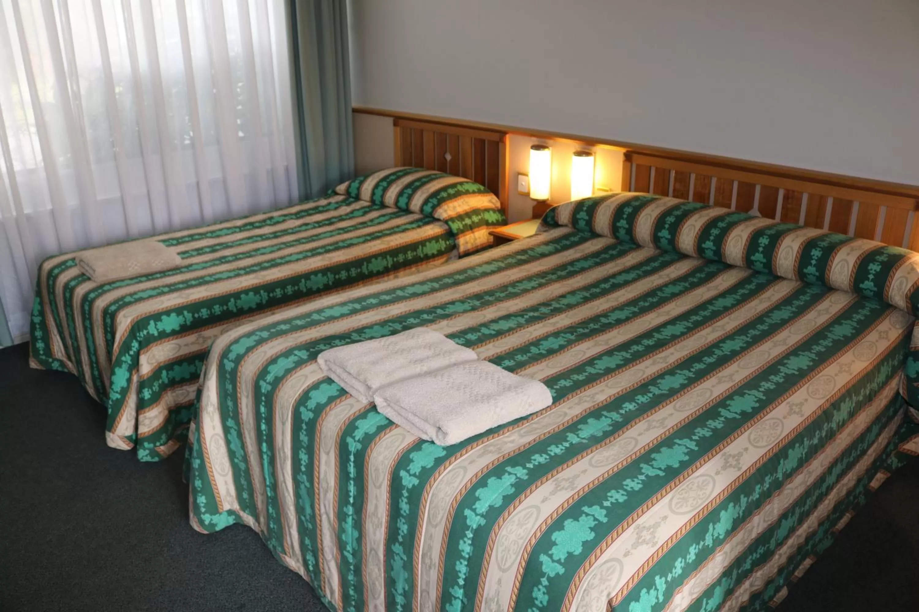 Bed in Hermitage Motel