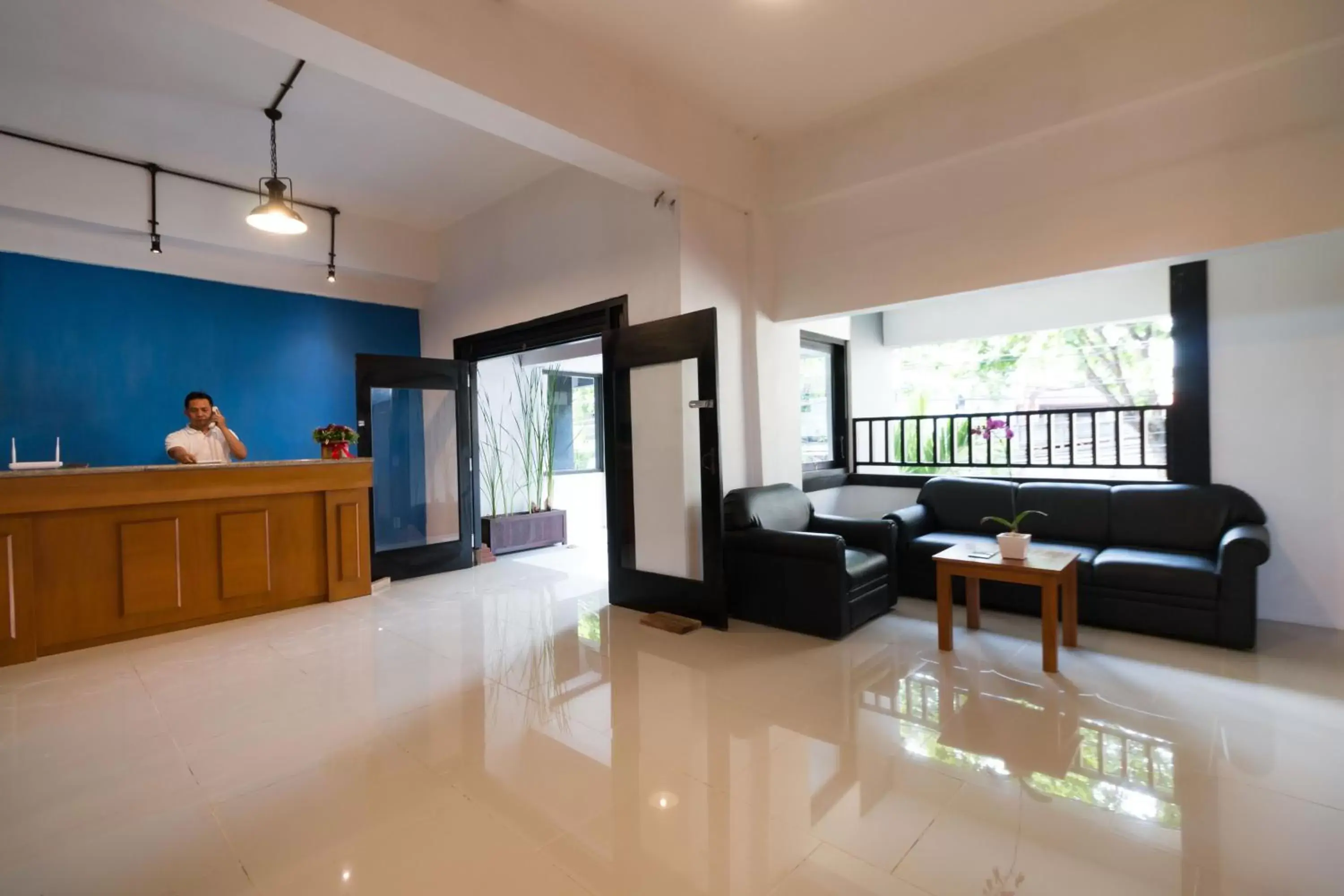 Property building, Lobby/Reception in AB Hotel Kuta