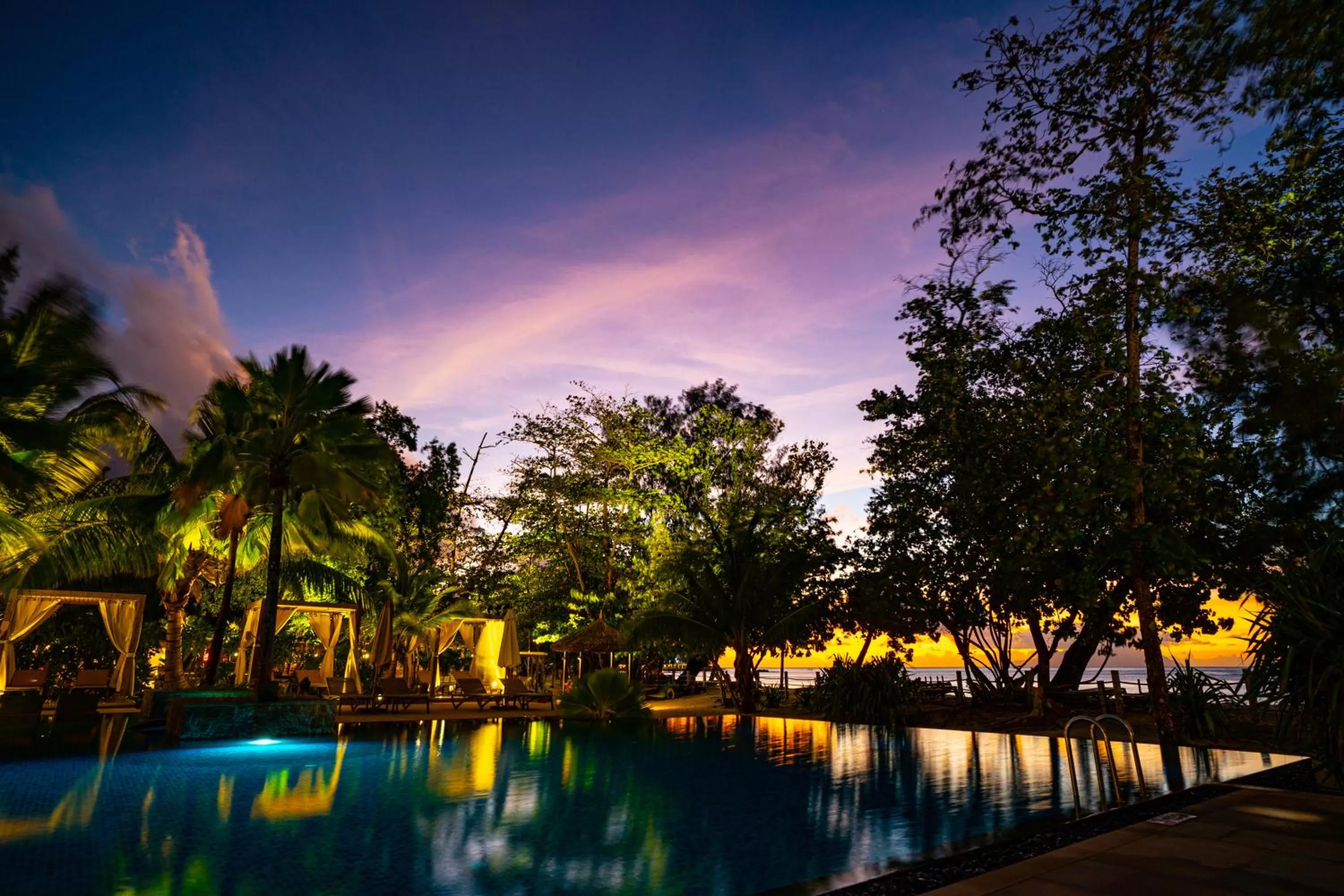 Swimming pool in STORY Seychelles