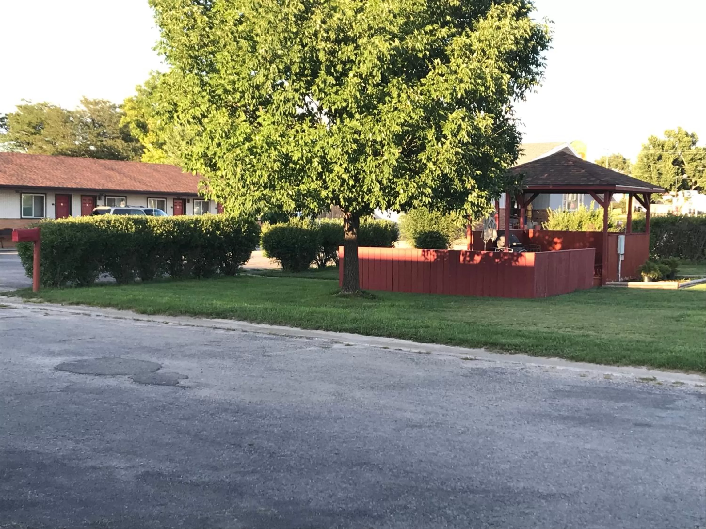 Patio in Motel Grand