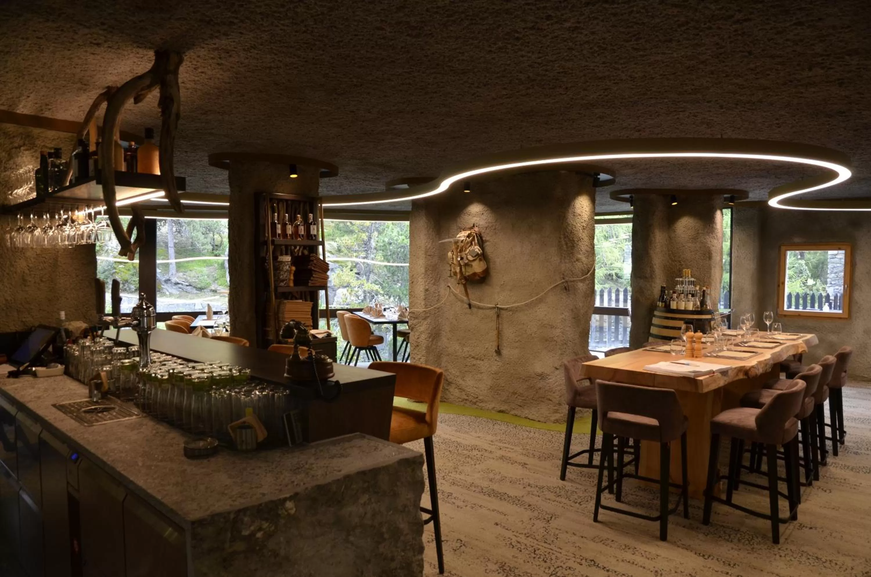 Restaurant/places to eat in Boutique Hotel La Gorge