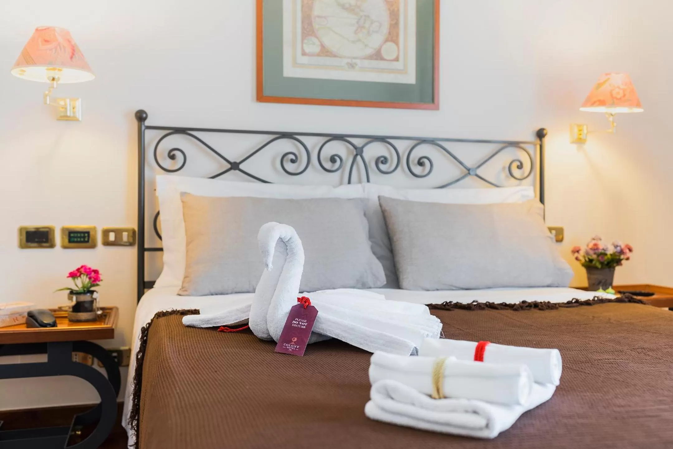 Bed in Grand Hotel Colony