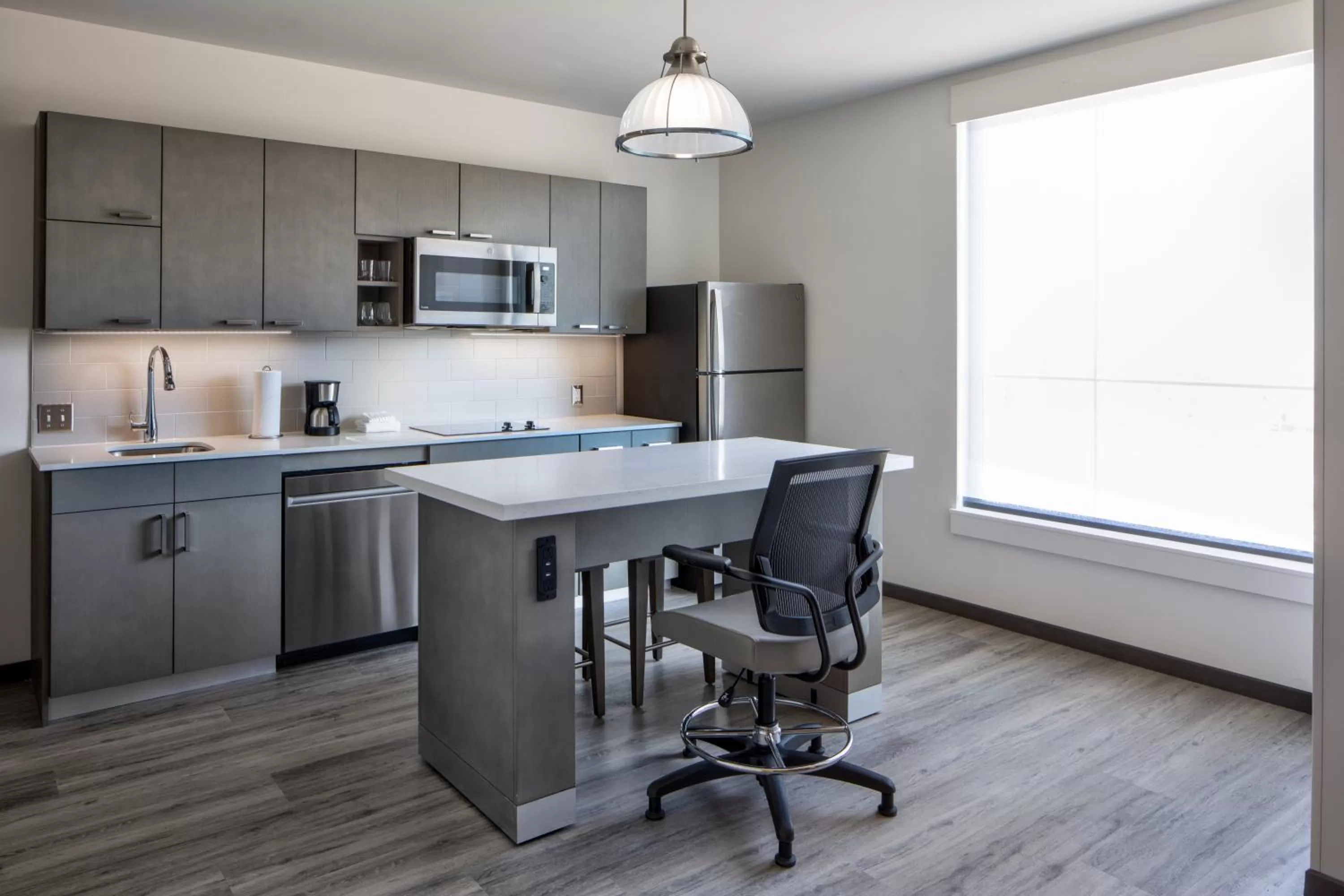 Kitchen or kitchenette in Hyatt House Denver Aurora Anschutz Medical Campus