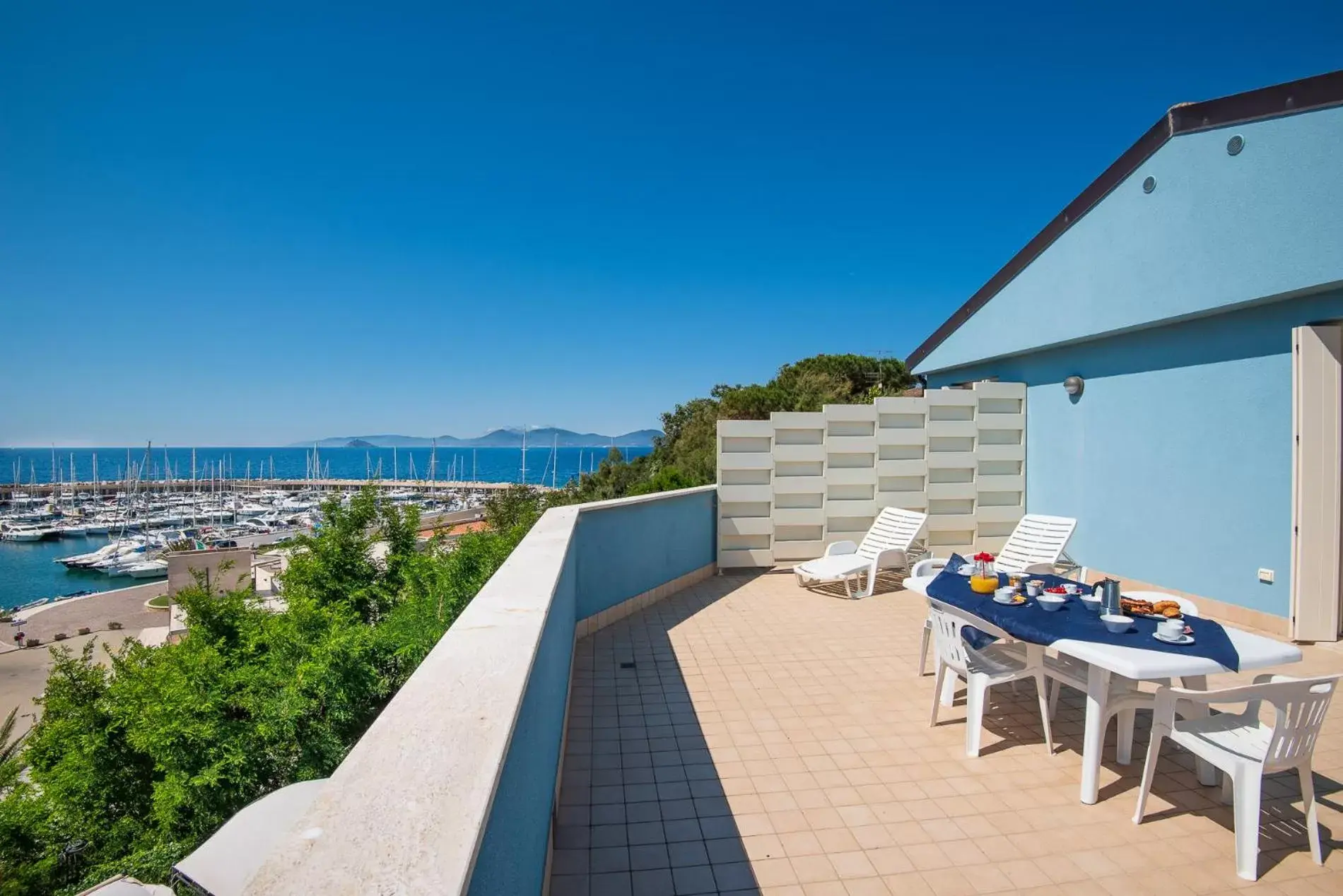 Balcony/Terrace in Residence Marina Salivoli