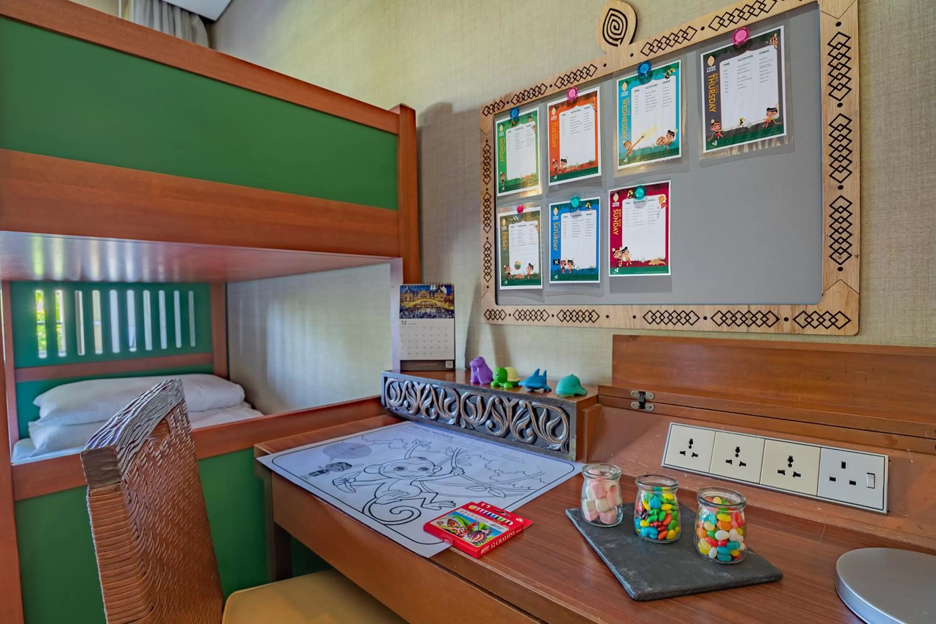 Seating area, Bed in Shangri-La Rasa Ria, Kota Kinabalu