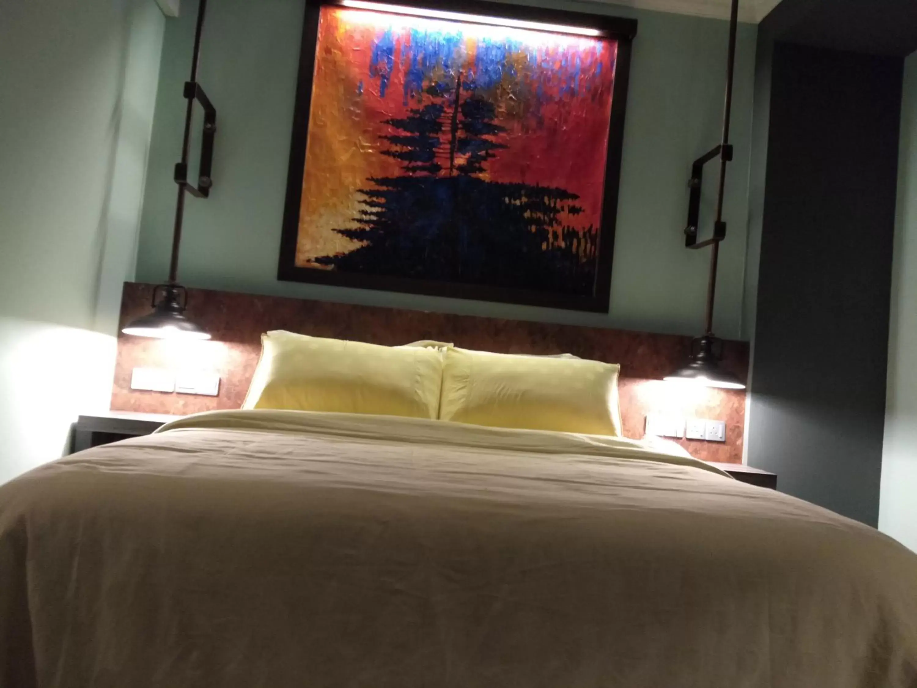 Bed in Royale Chenang Resort