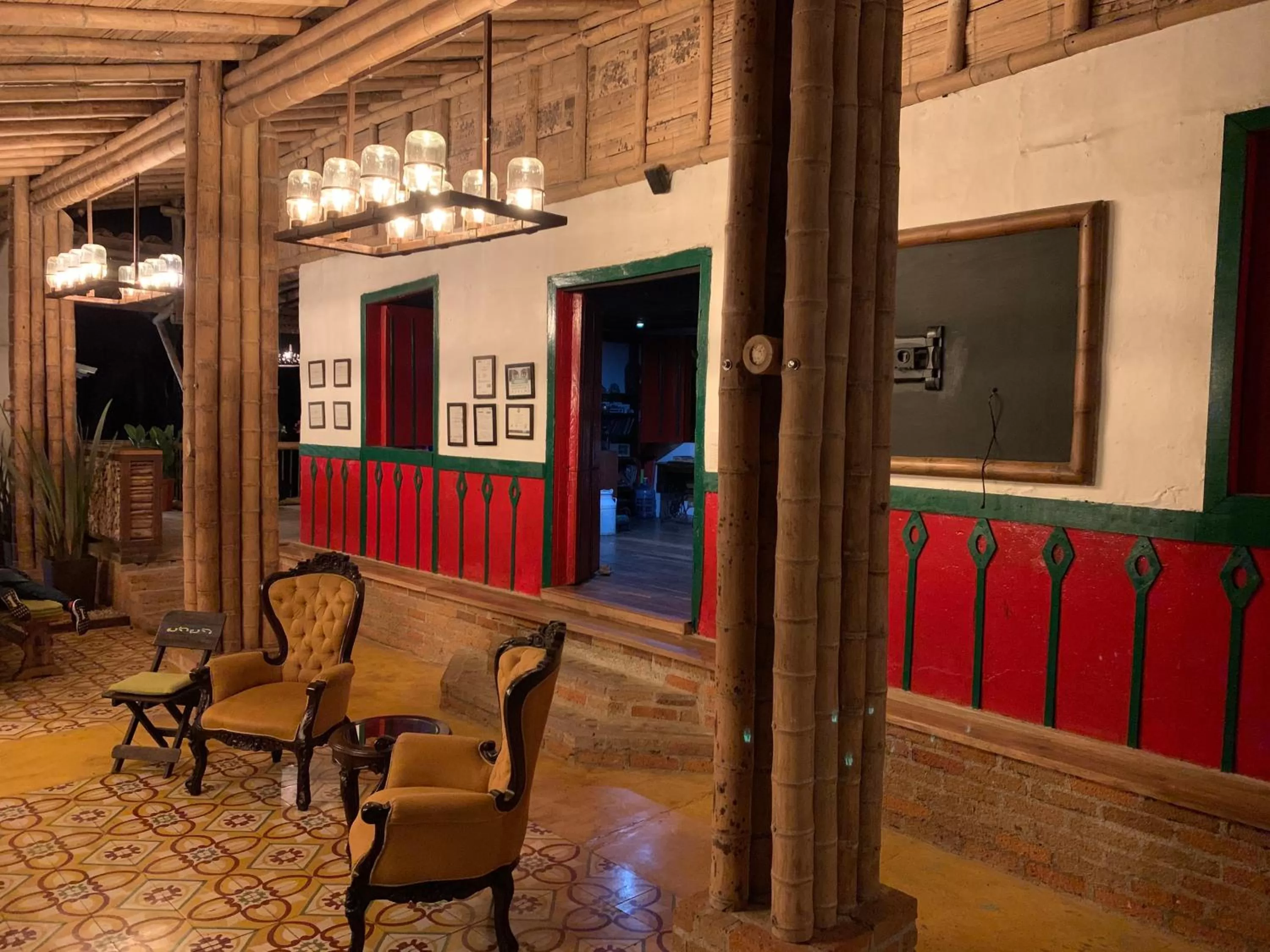 Lobby or reception in Hotel Vísperas