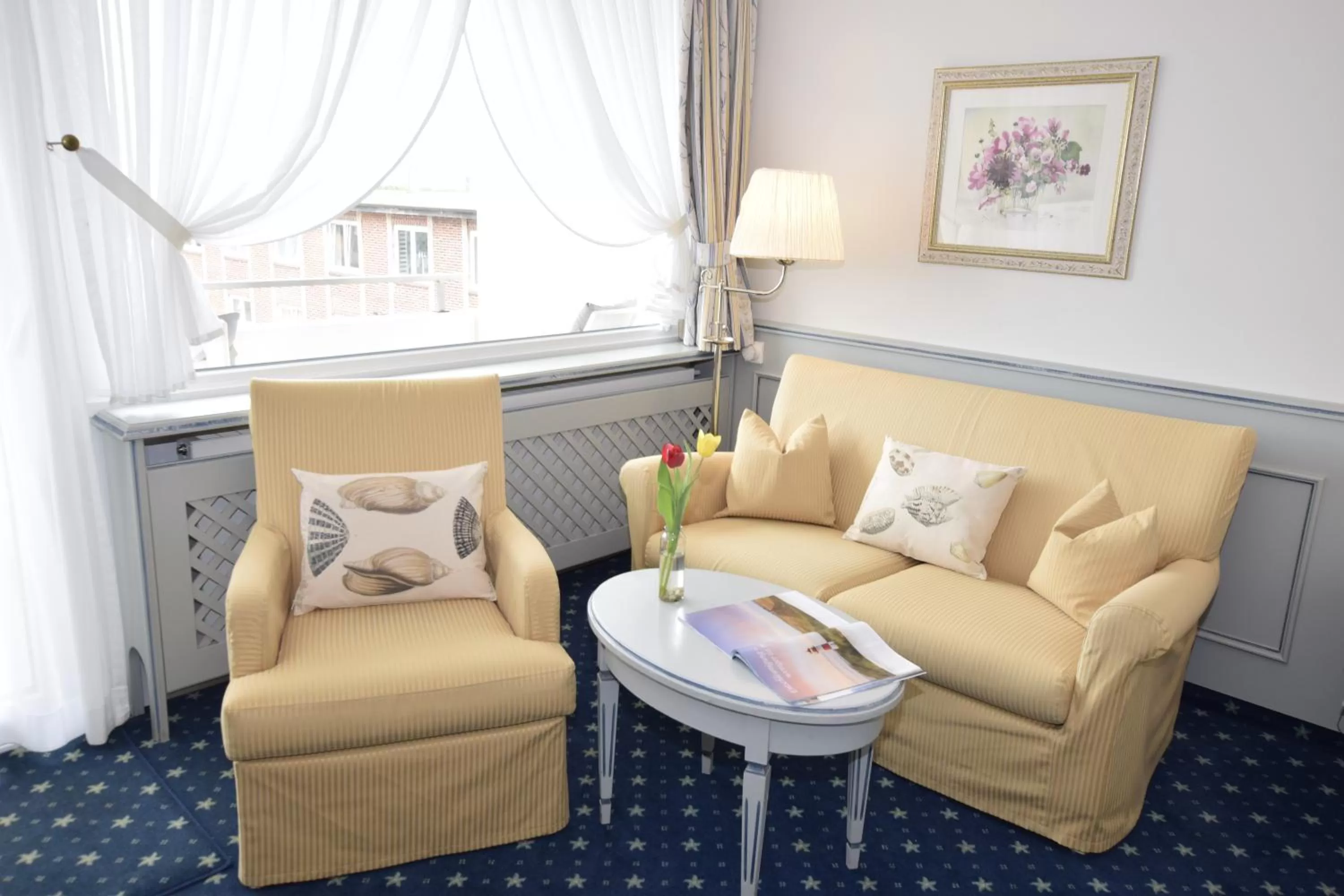 Seating area in Hotel Wiking Sylt