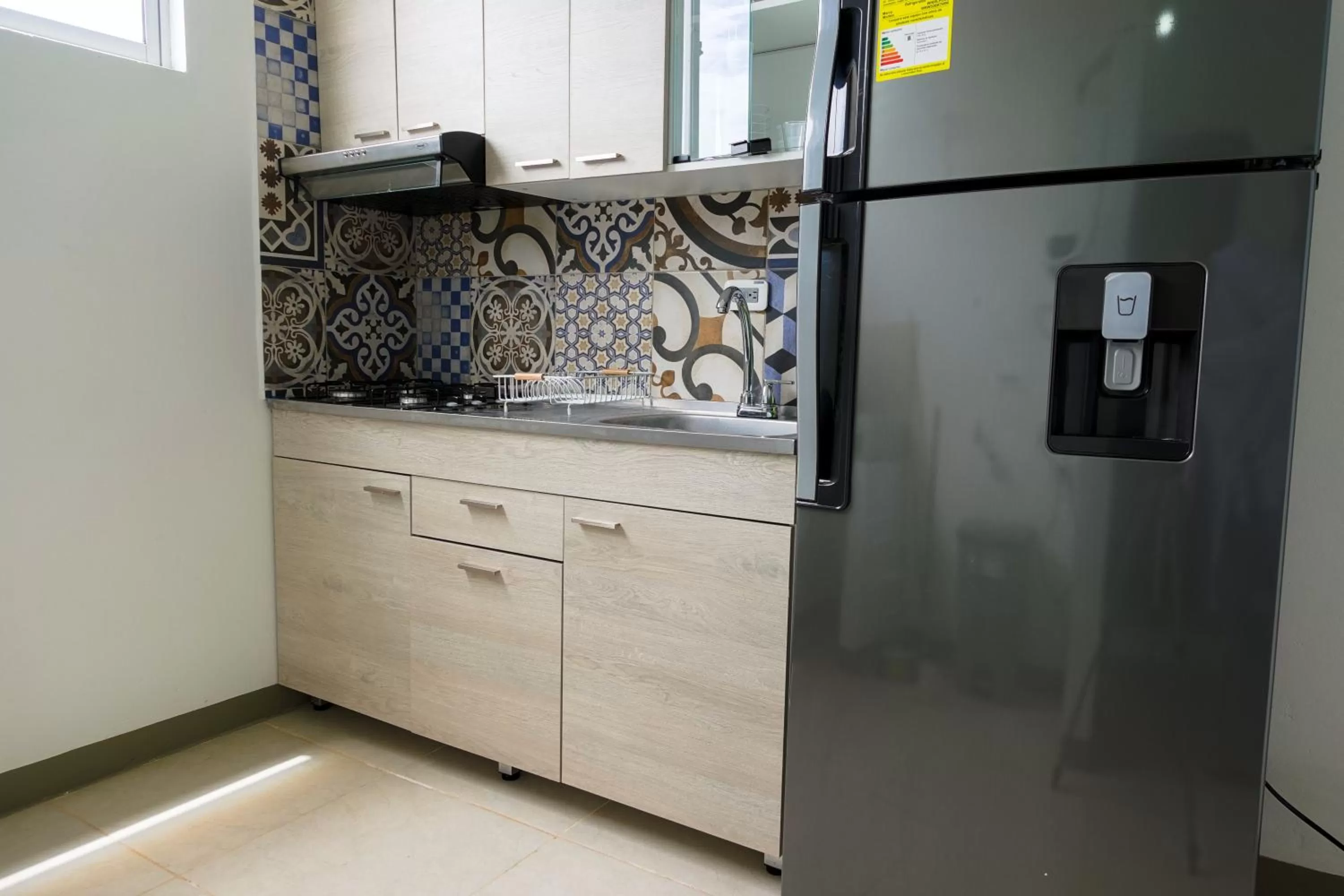 Kitchen or kitchenette in Hotel Azulado Jericó