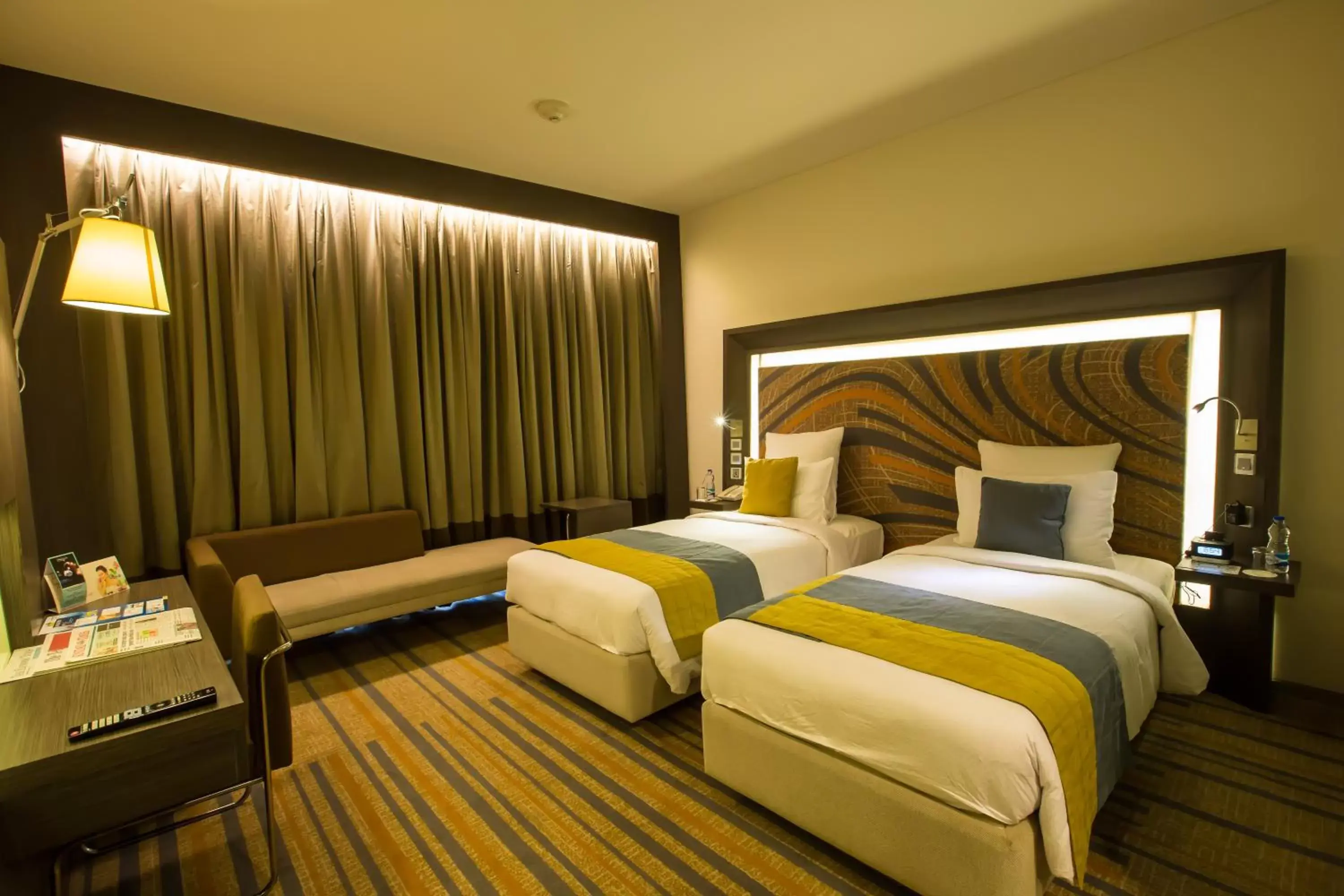 Bed in Novotel Kolkata Hotel and Residences