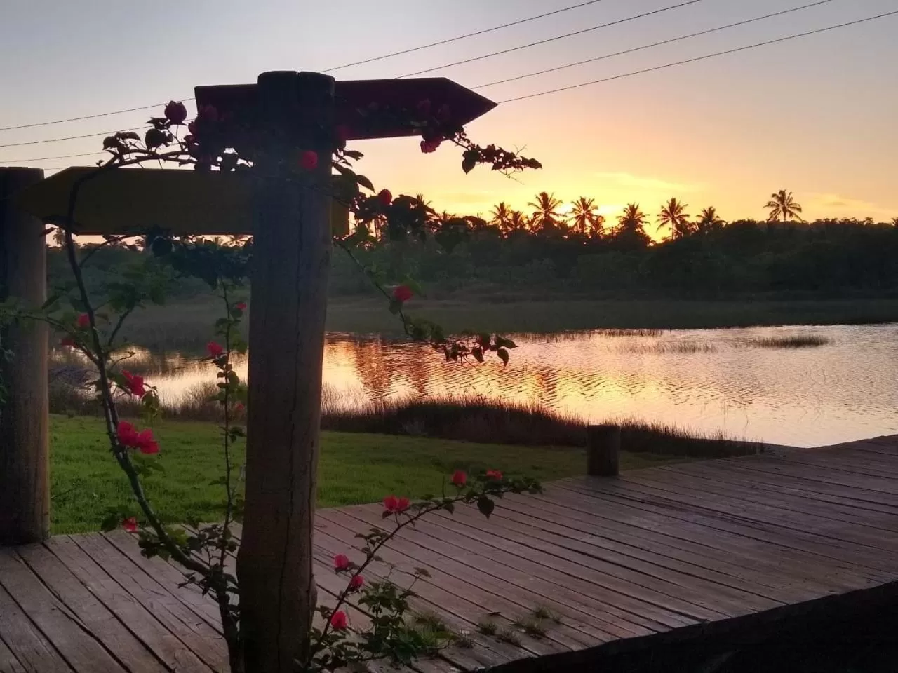 Lake view in Pousada Sitio da Bia