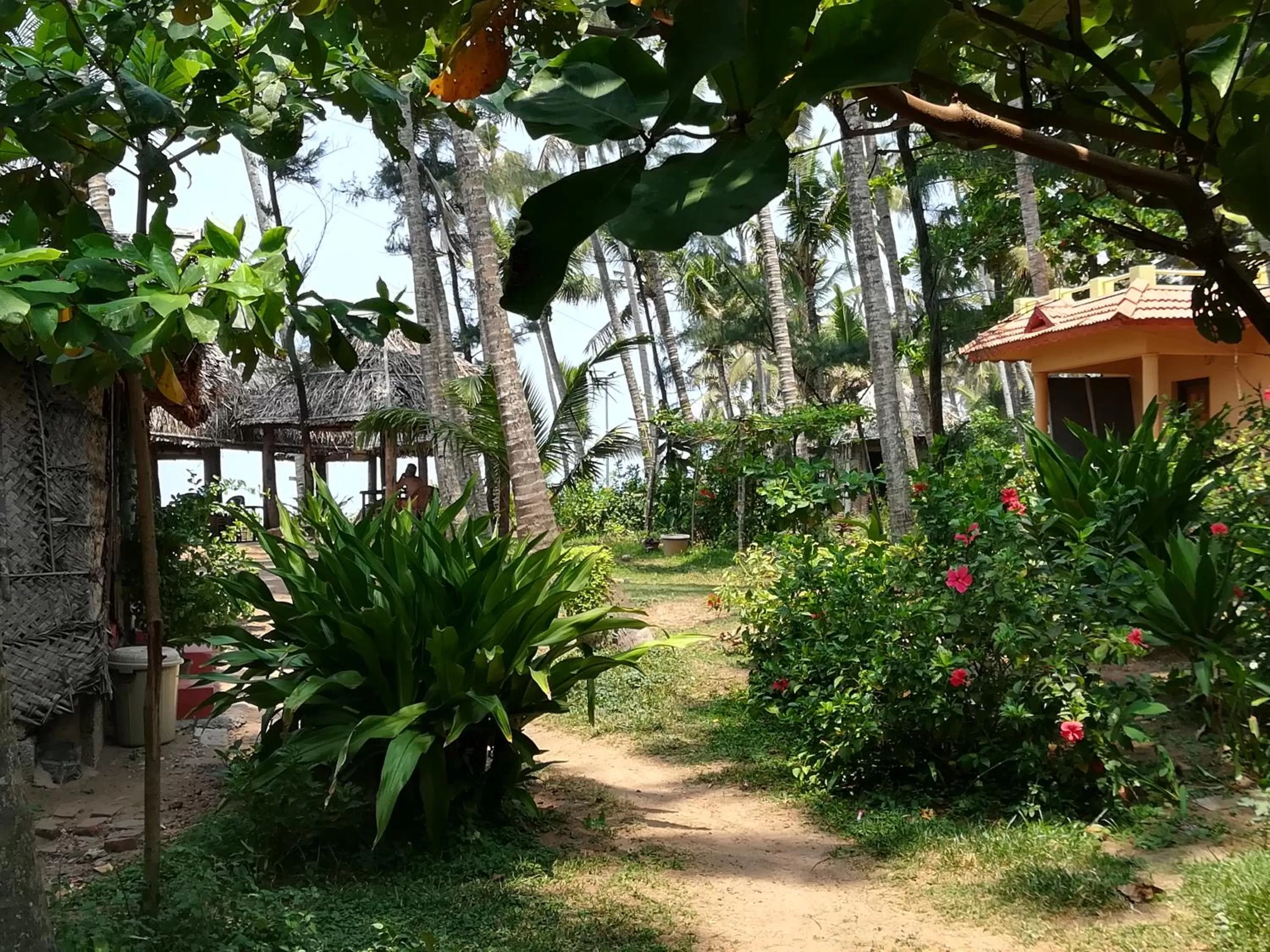 Garden in Sukriti beach Resort