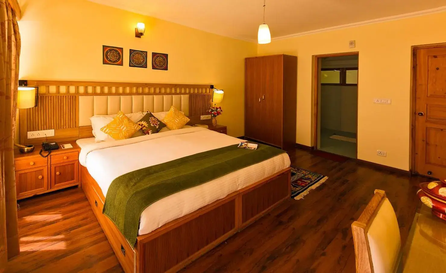 Bed in Ladakh Residency