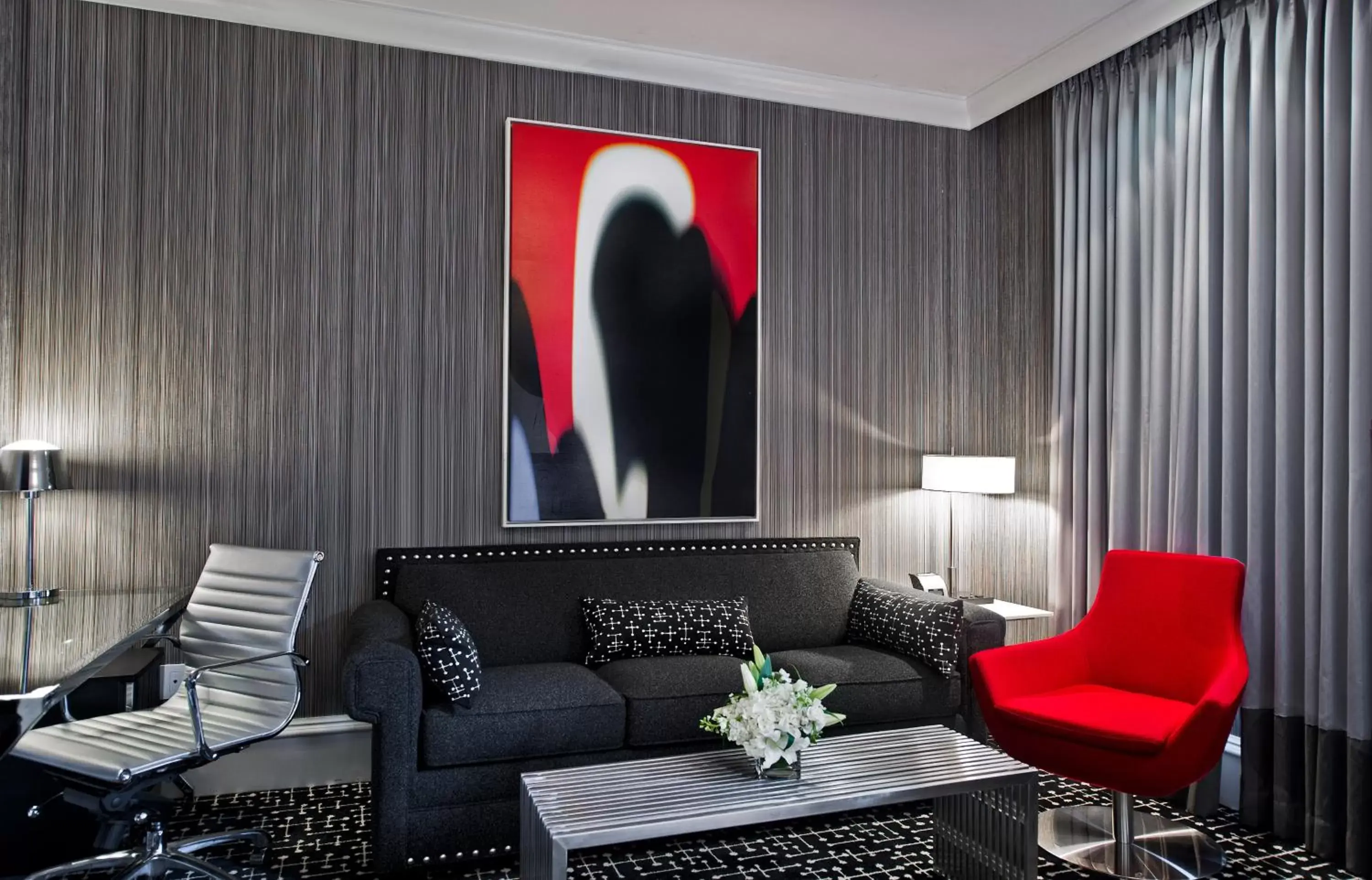 Living room, Seating Area in Moderne Hotel