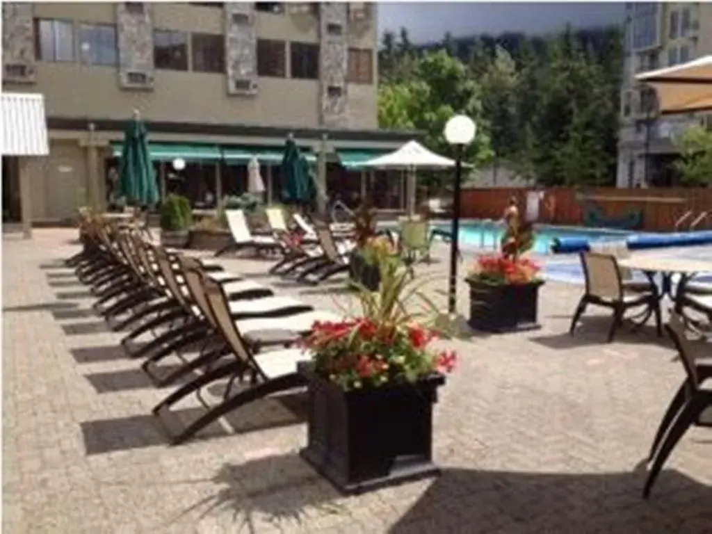 Swimming Pool in Mountain Side Hotel Whistler by Executive