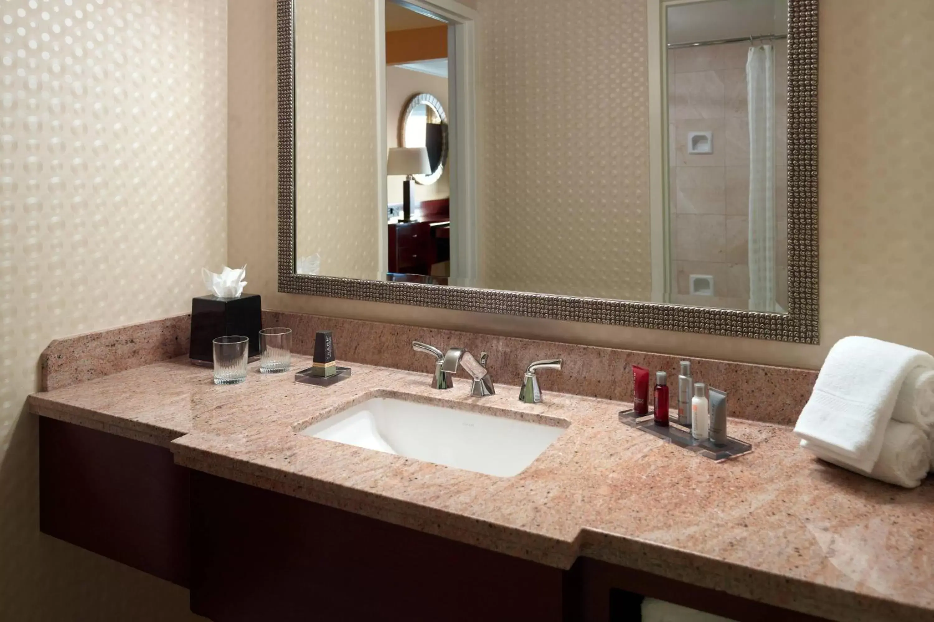 Bathroom in Gaithersburg Marriott Washingtonian Center