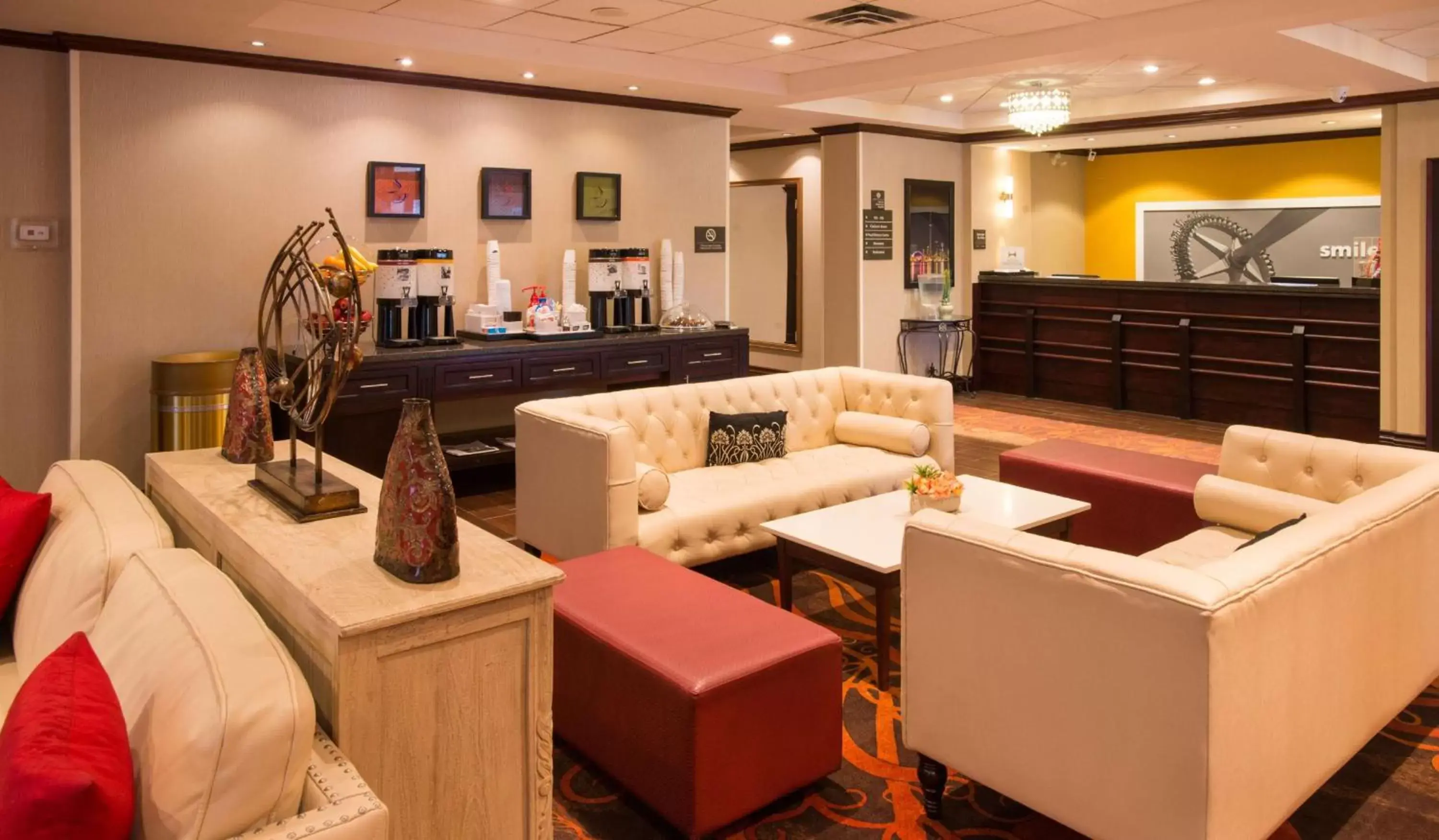 Lobby or reception, Lobby/Reception in Hampton Inn Toronto-Mississauga West