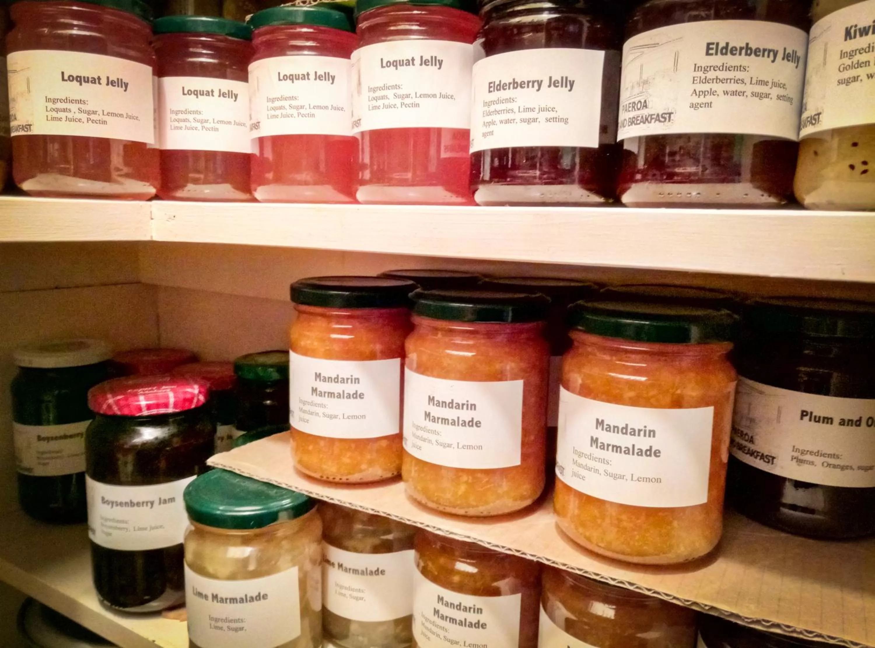 Breakfast in Paeroa bed and breakfast