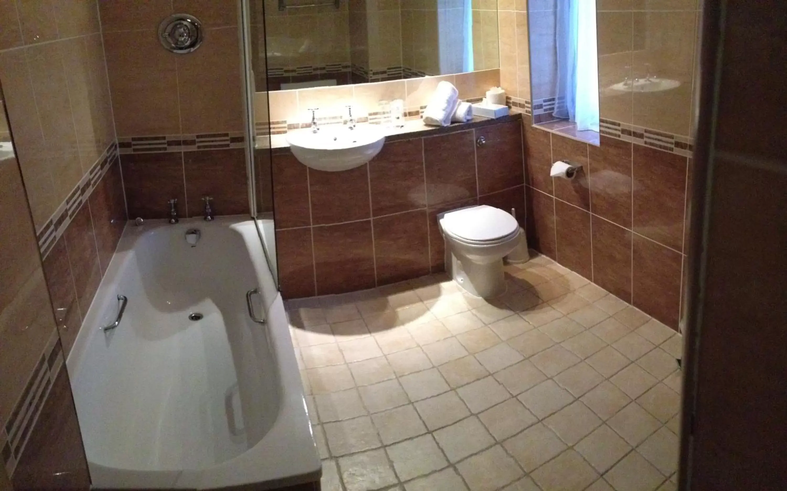 Toilet, Bathroom in Cricklade House Hotel, Sure Hotel Collection by Best Western