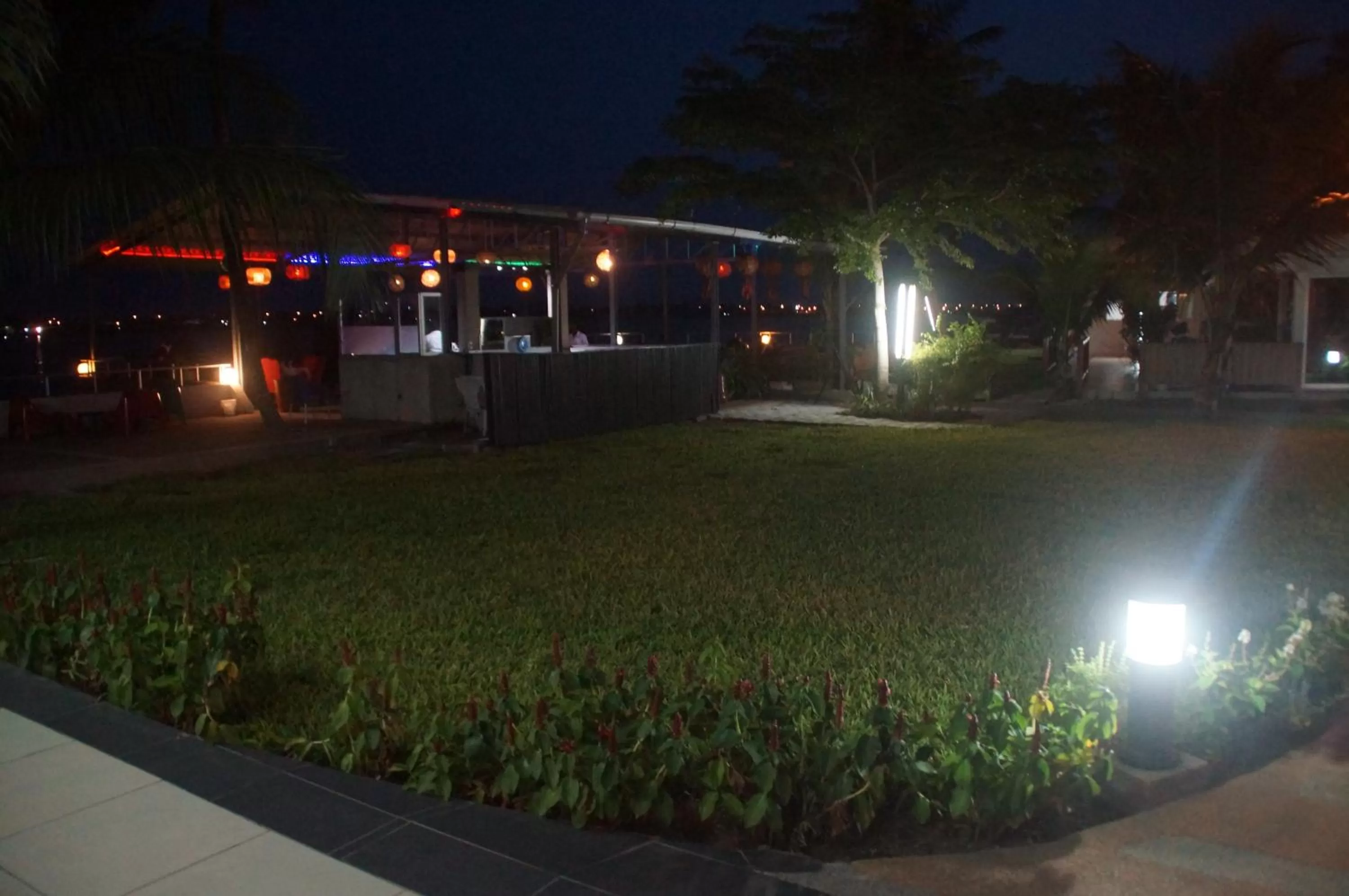 Patio in Hotel Le Marly