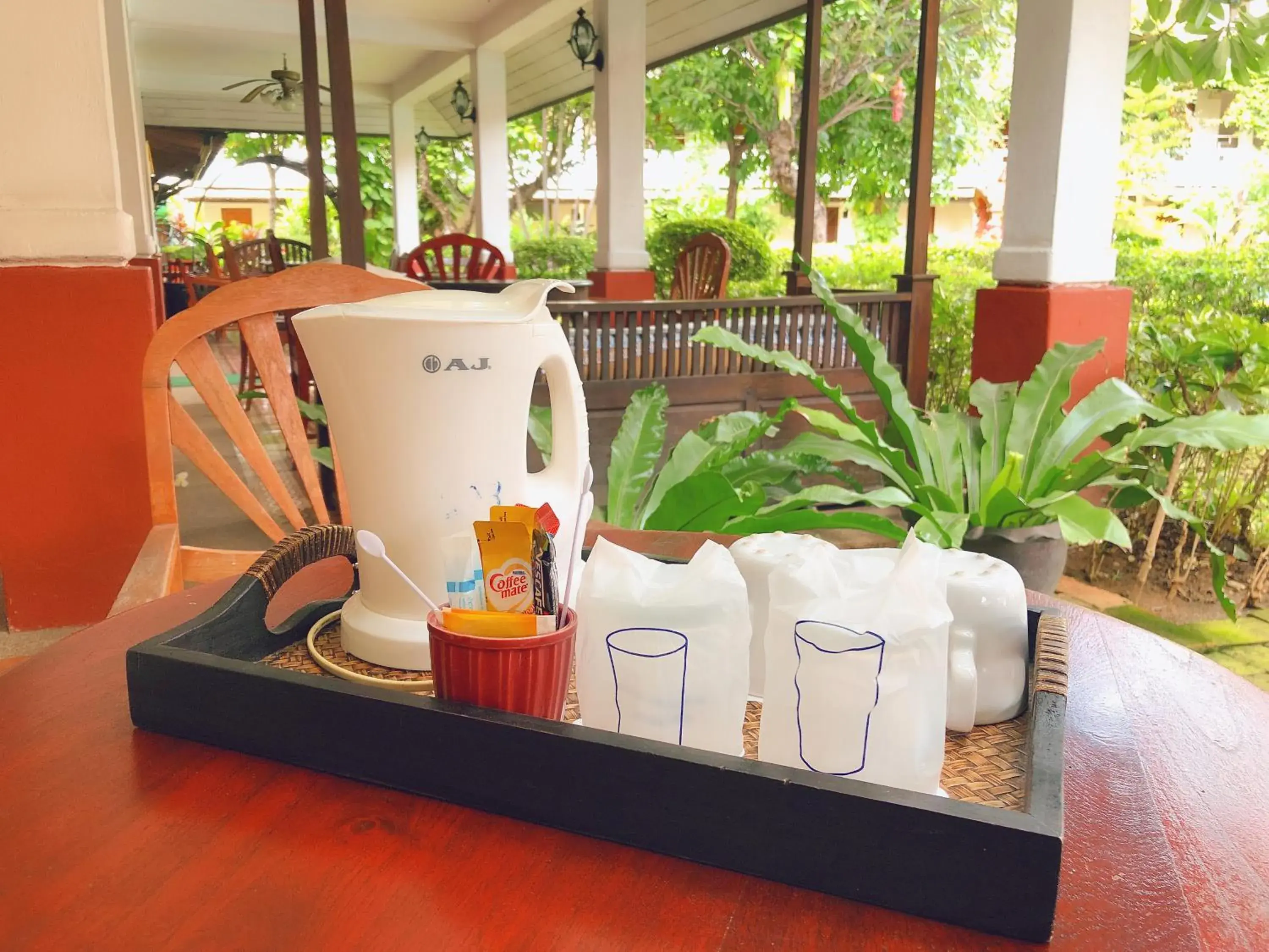 Coffee/tea facilities in Karinthip Village