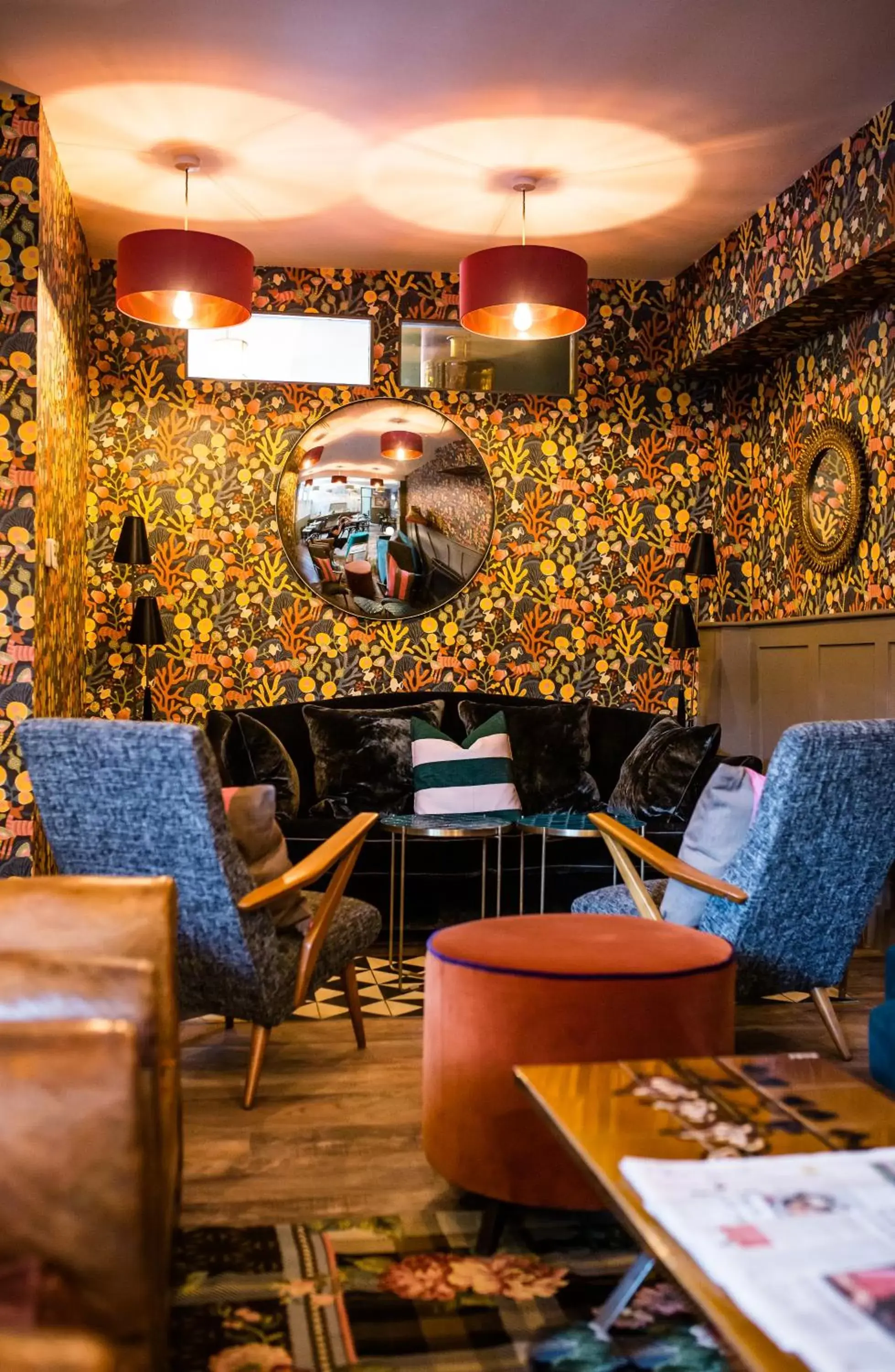 Living room in Moore House Living room in Moore House