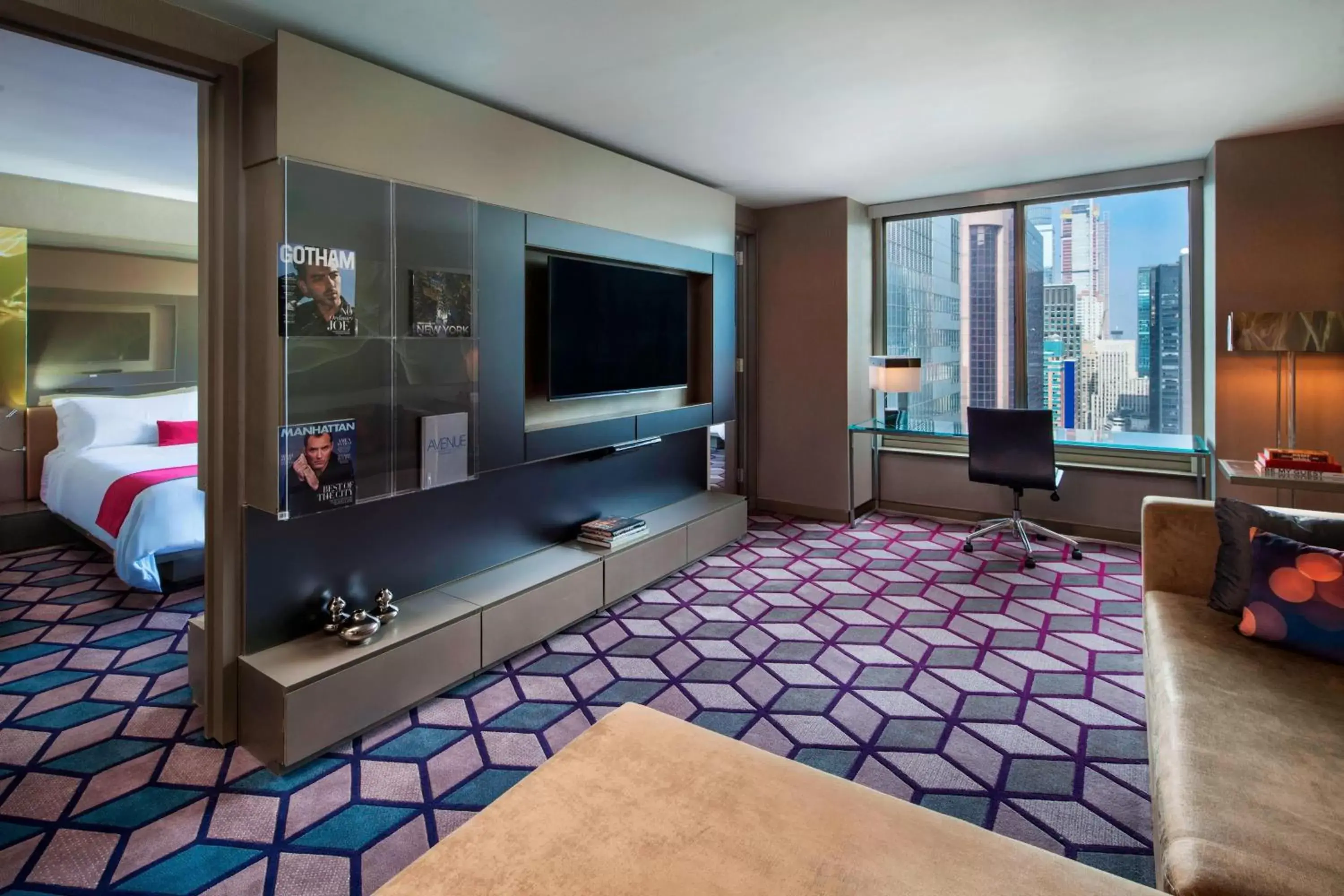 Photo of the whole room, TV/Entertainment Center in W New York - Times Square