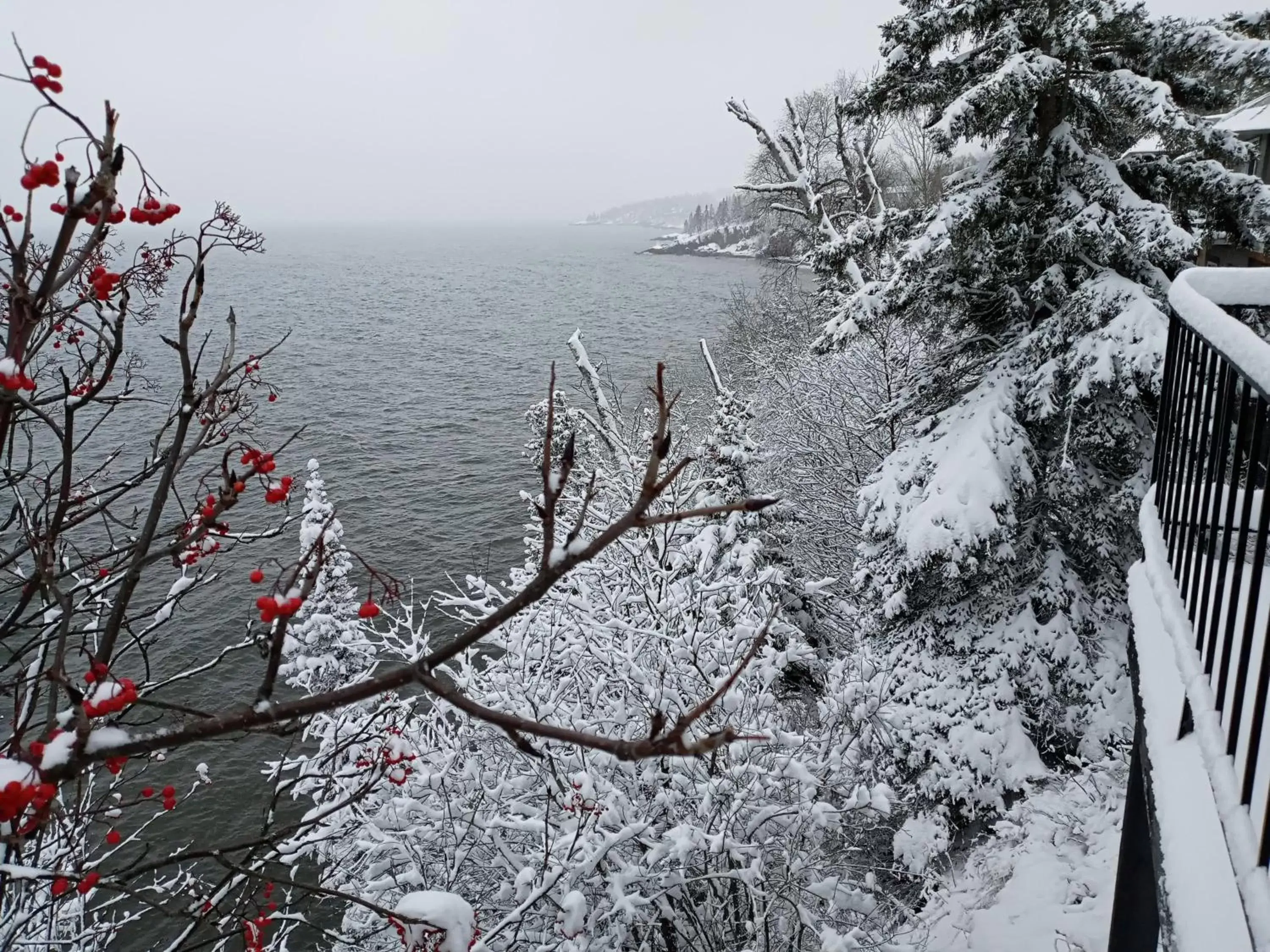 Natural landscape in Cliff Dweller on Lake Superior